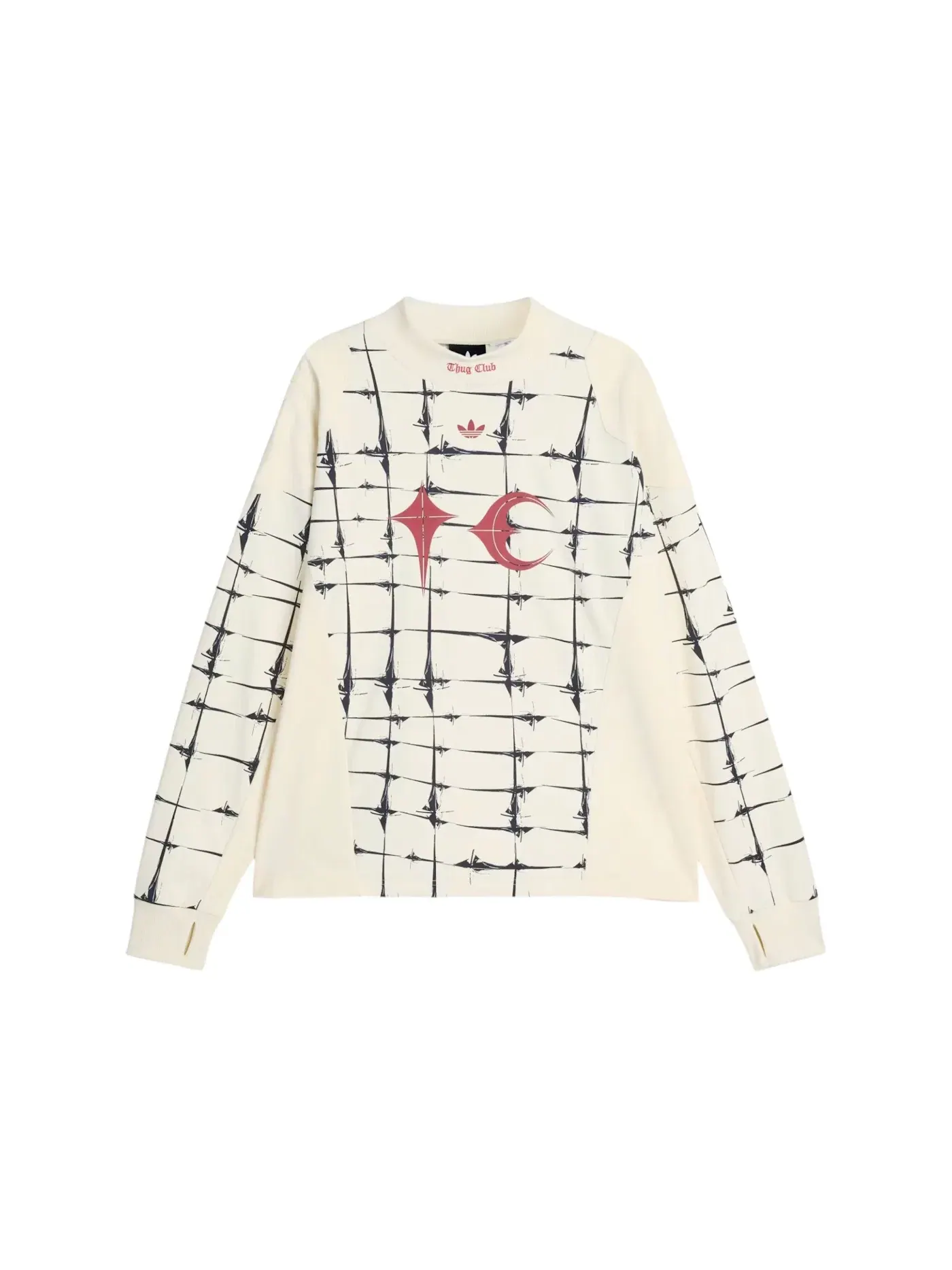 Мужская футболка с длинным рукавом Adidas x Thug Club Goalie L/S T-shirt — изображение 1 из 2, белый