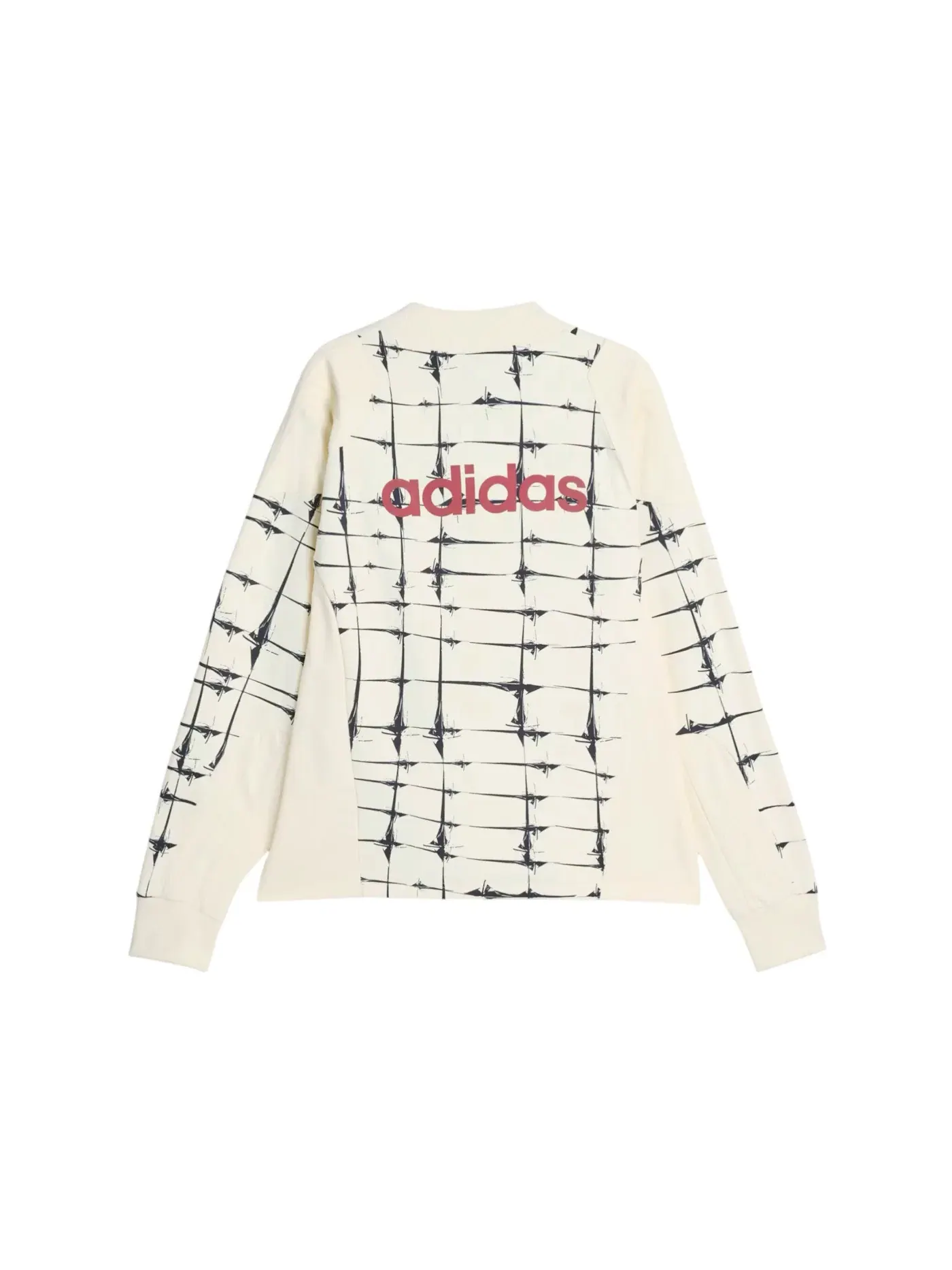Мужская футболка с длинным рукавом Adidas x Thug Club Goalie L/S — изображение 2 из 2, кремовый белый