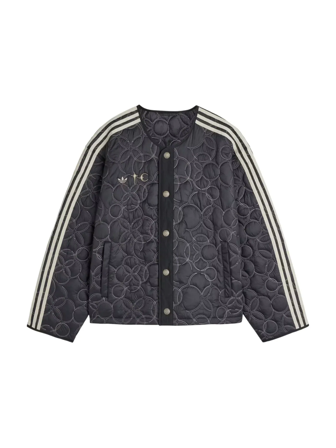 Мужская куртка-пуховик с принтом Adidas x Thug Club Padded Liner Jacket — изображение 1 из 2