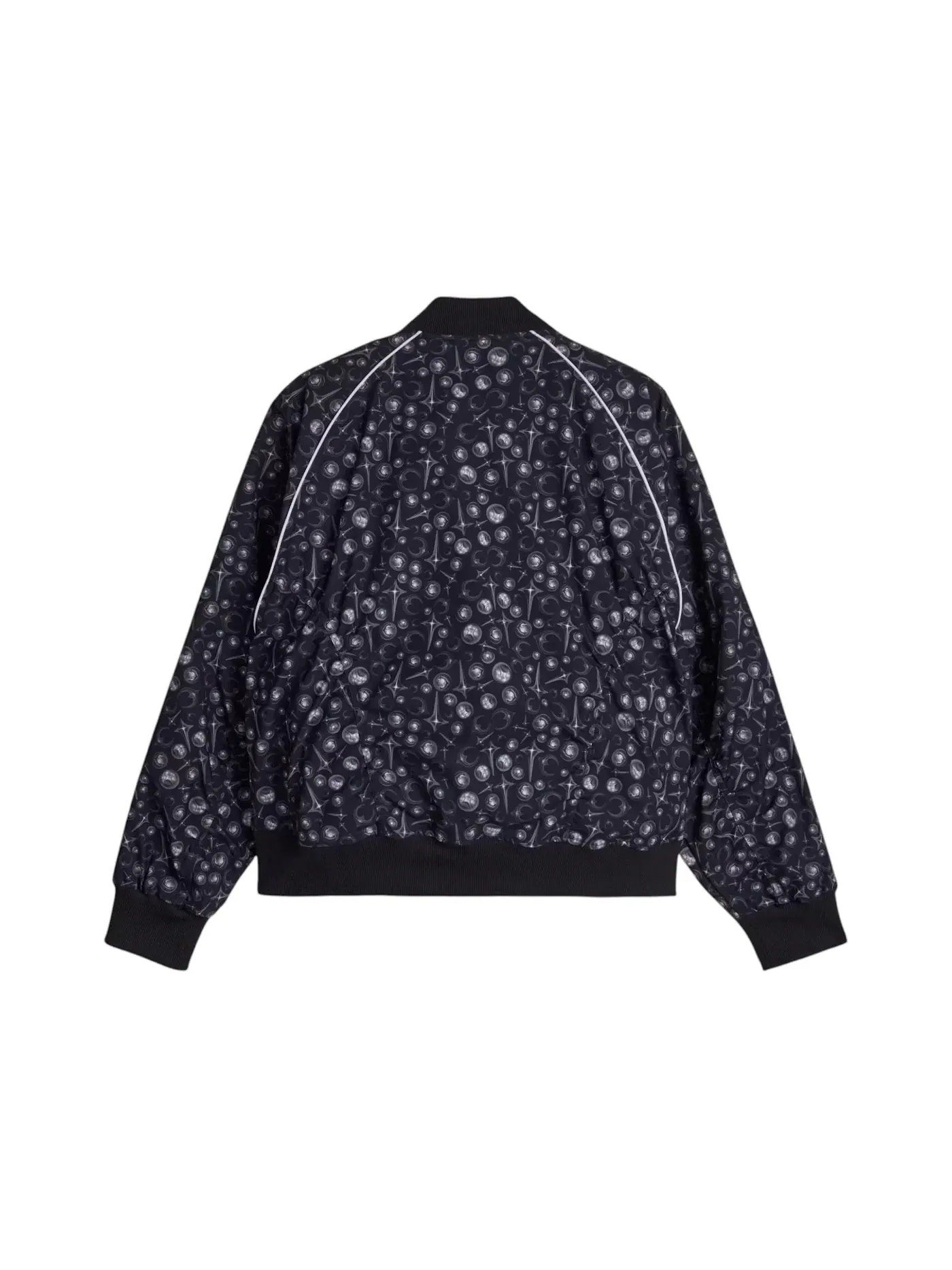Мужская куртка с принтом Adidas x Thug Club Superstar Jacket Black/White — изображение 2 из 2