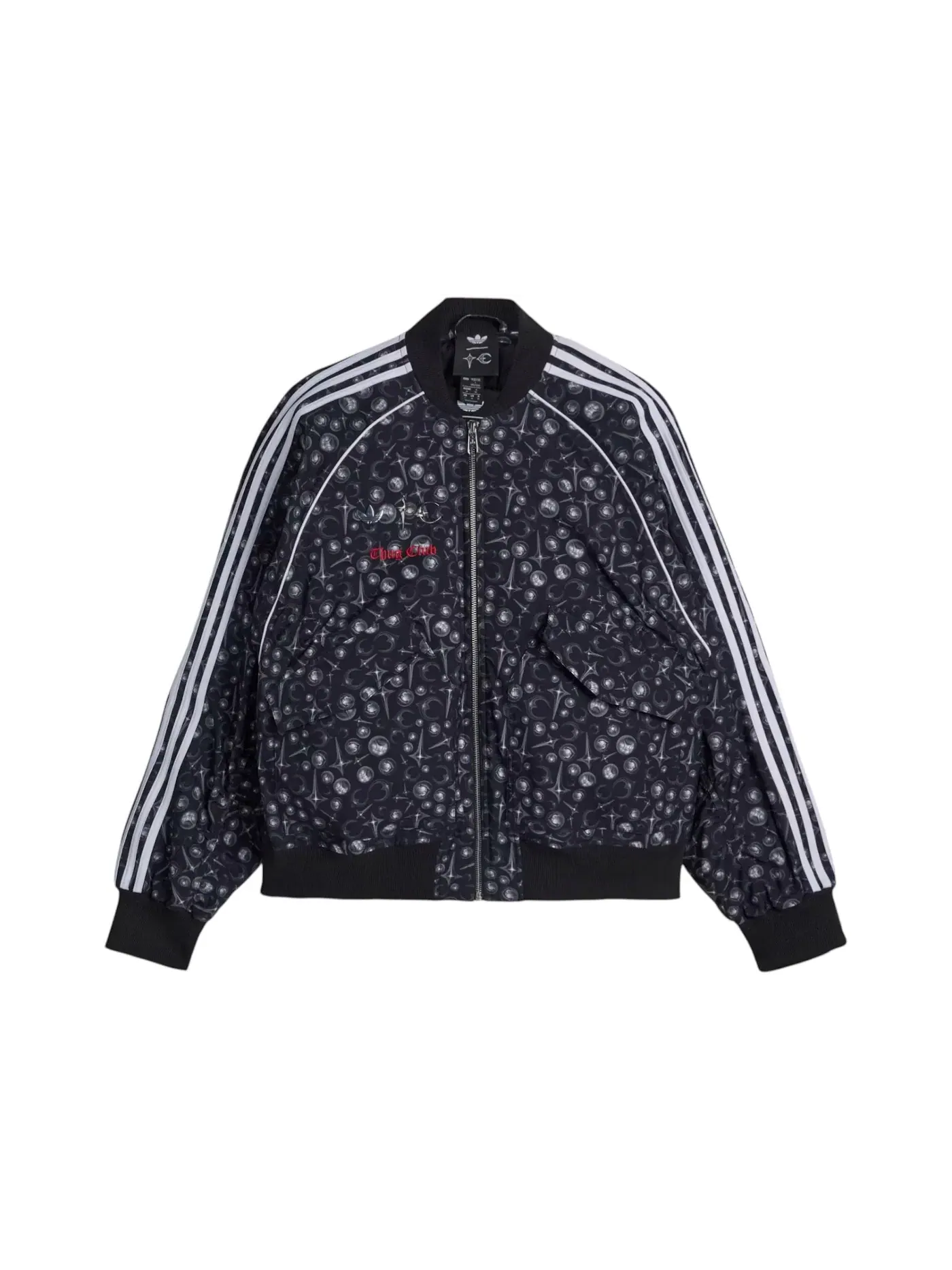 Мужская куртка с принтом Adidas x Thug Club Superstar Jacket Adidas — изображение 1 из 2, черный/белый