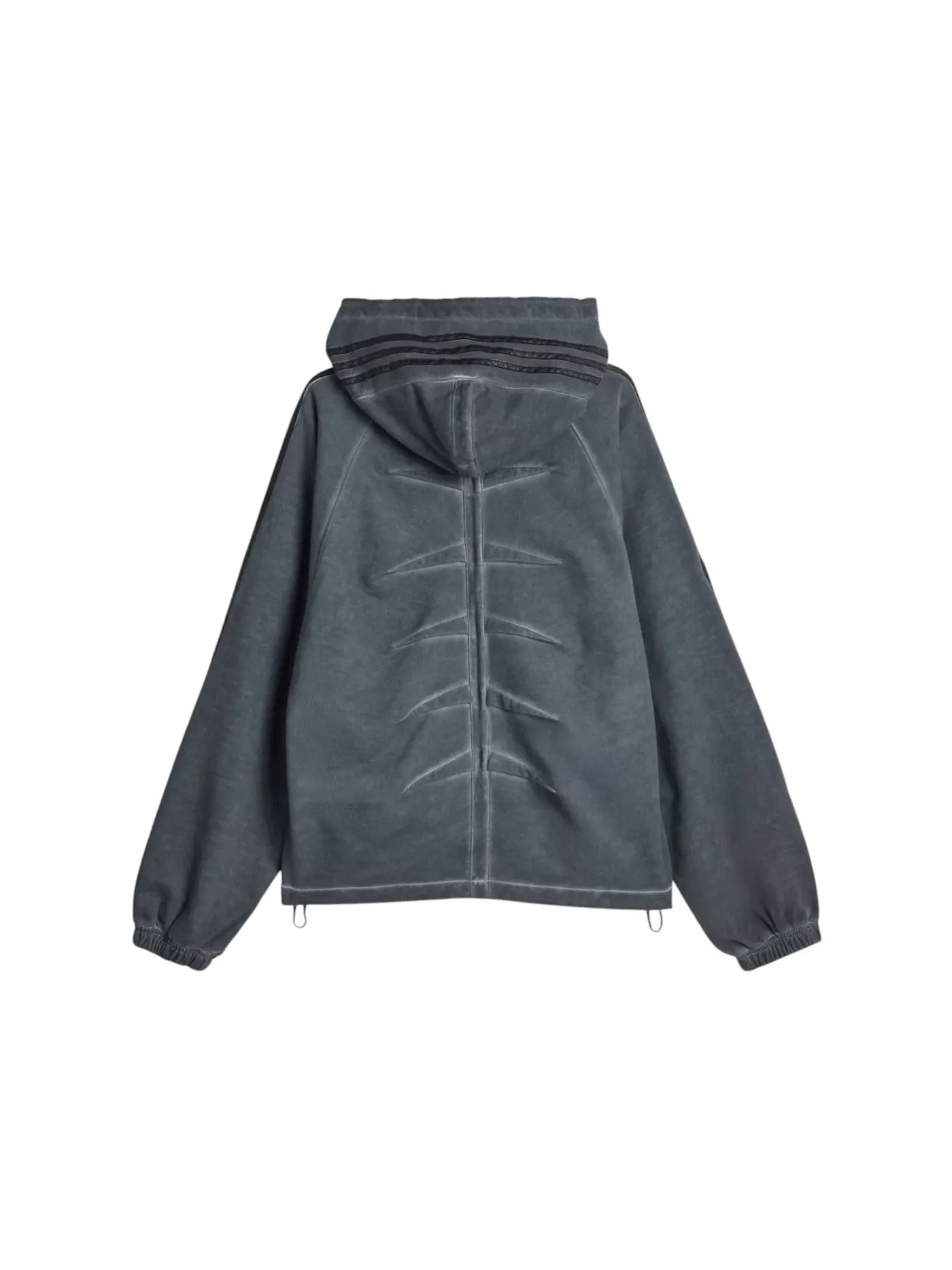 Мужской худи с принтом Thug Club Adidas — изображение 2 из 2, черный