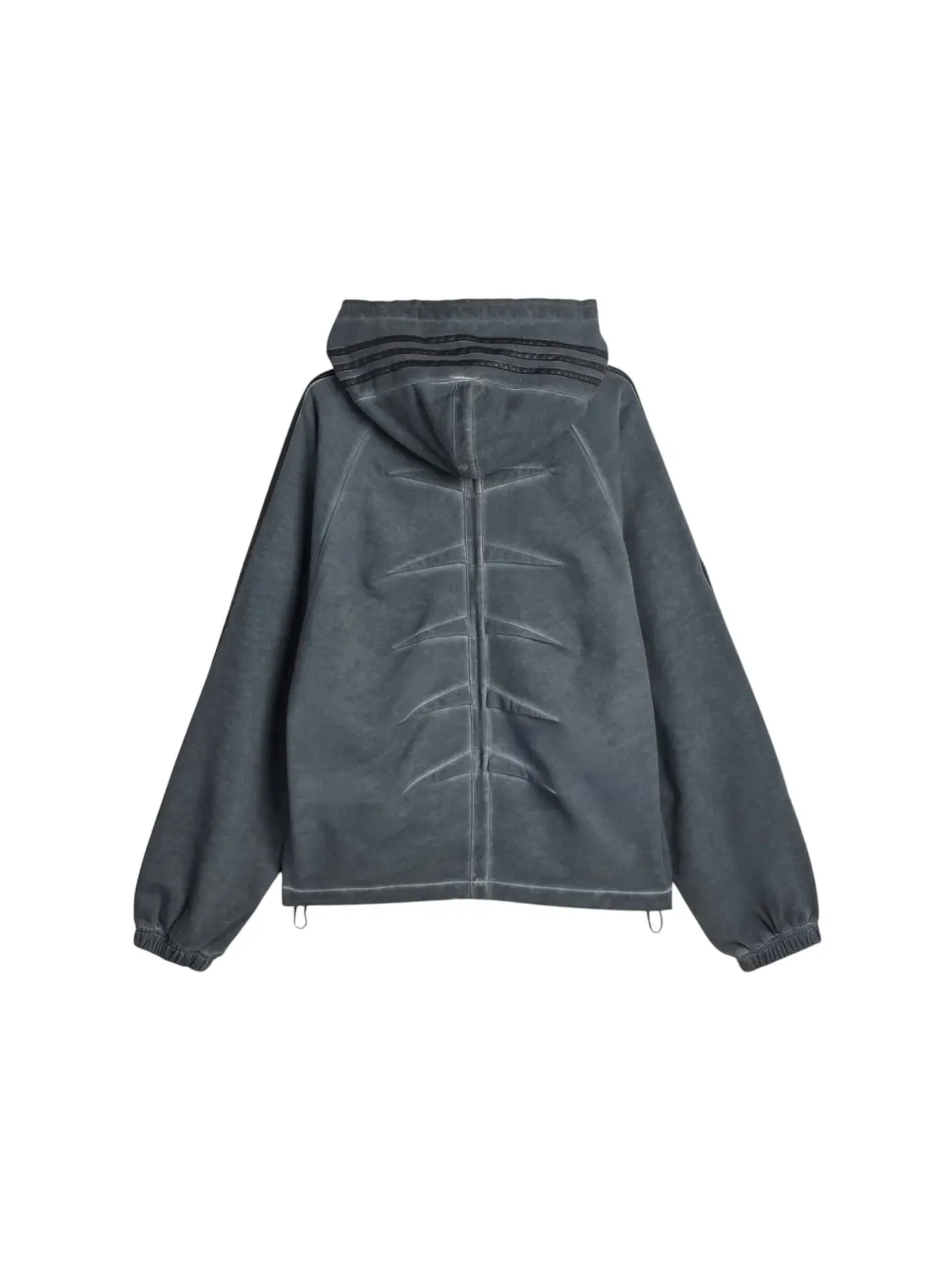 Мужская худи с принтом Hoodie Adidas — изображение 2 из 2, черный