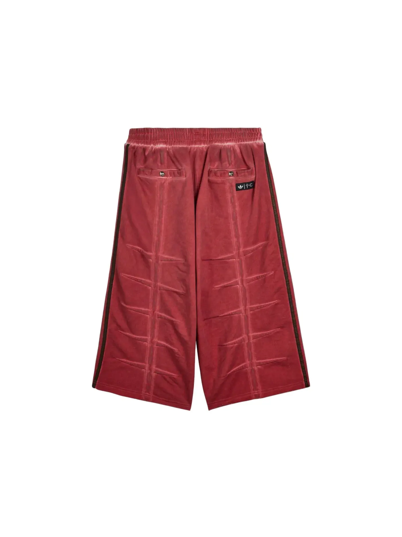 Мужские шорты с принтом Thug Club Jort Adidas — изображение 2 из 2, красный