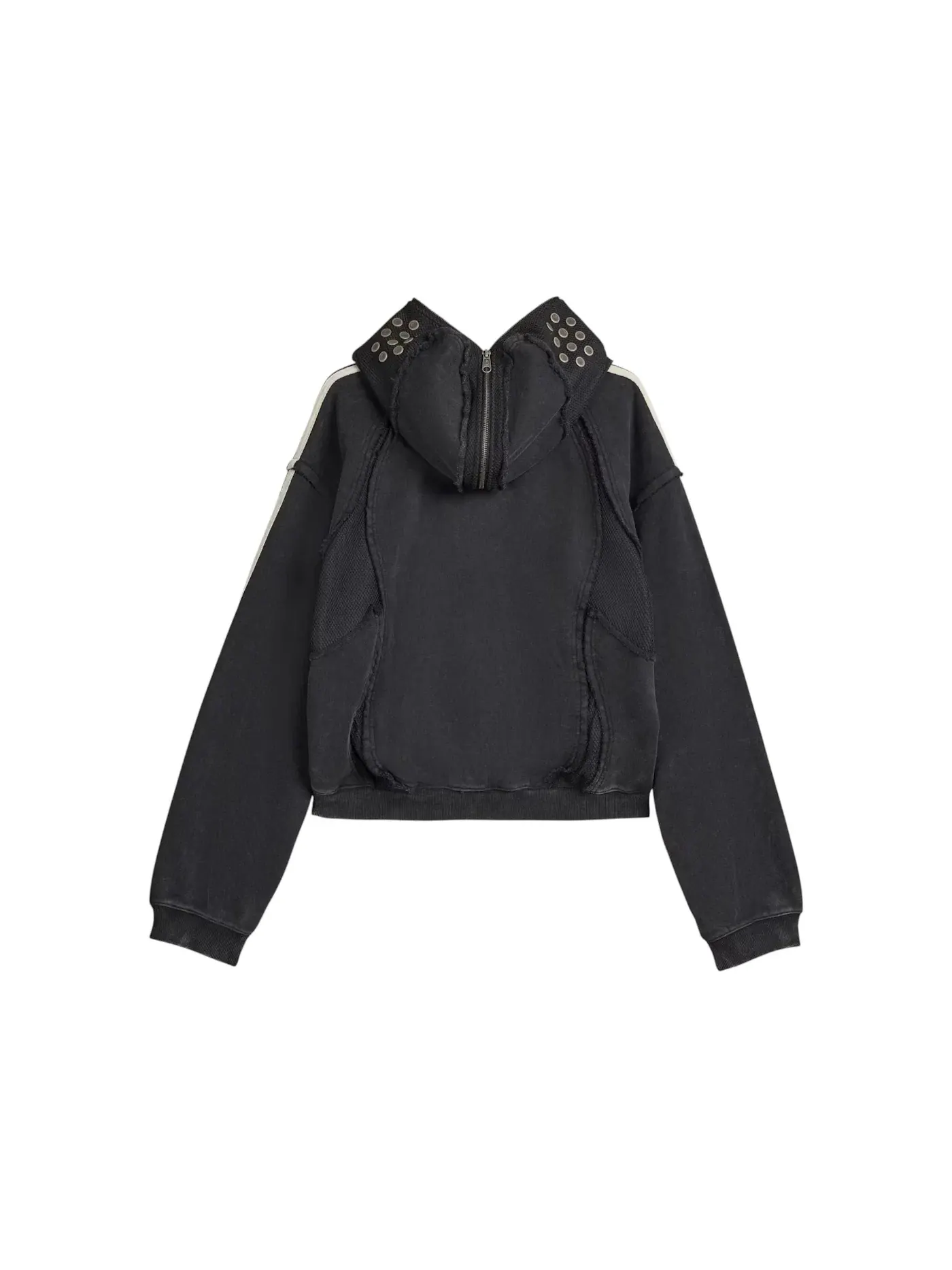Мужская худи с принтом Thug Club Teamgeist Zip Up Adidas — изображение 2 из 2, черный