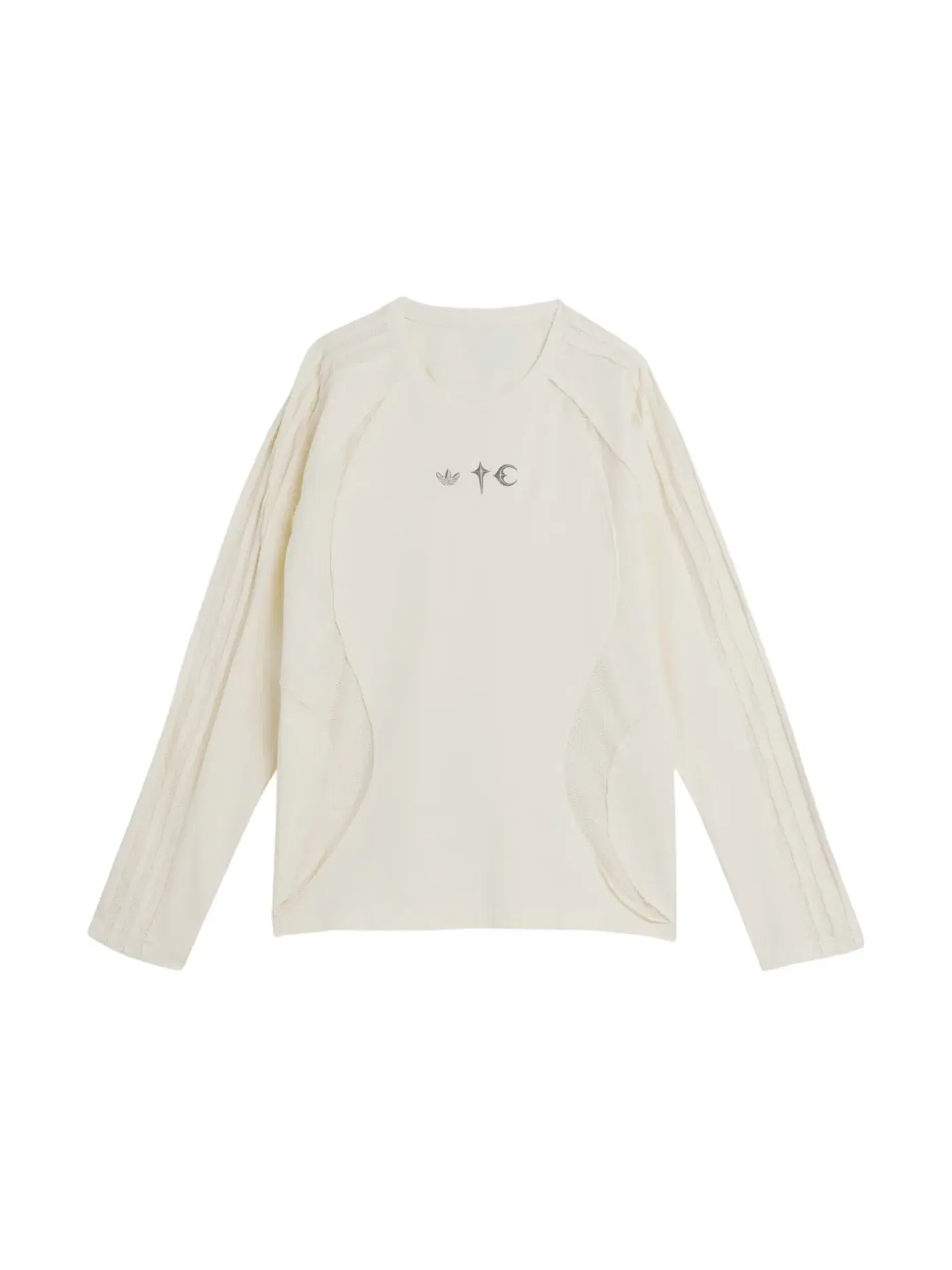 Мужская футболка с длинным рукавом Adidas x Thug Club Teamgeist Long Sleeve T-shirt — изображение 1 из 2, кремовый белый