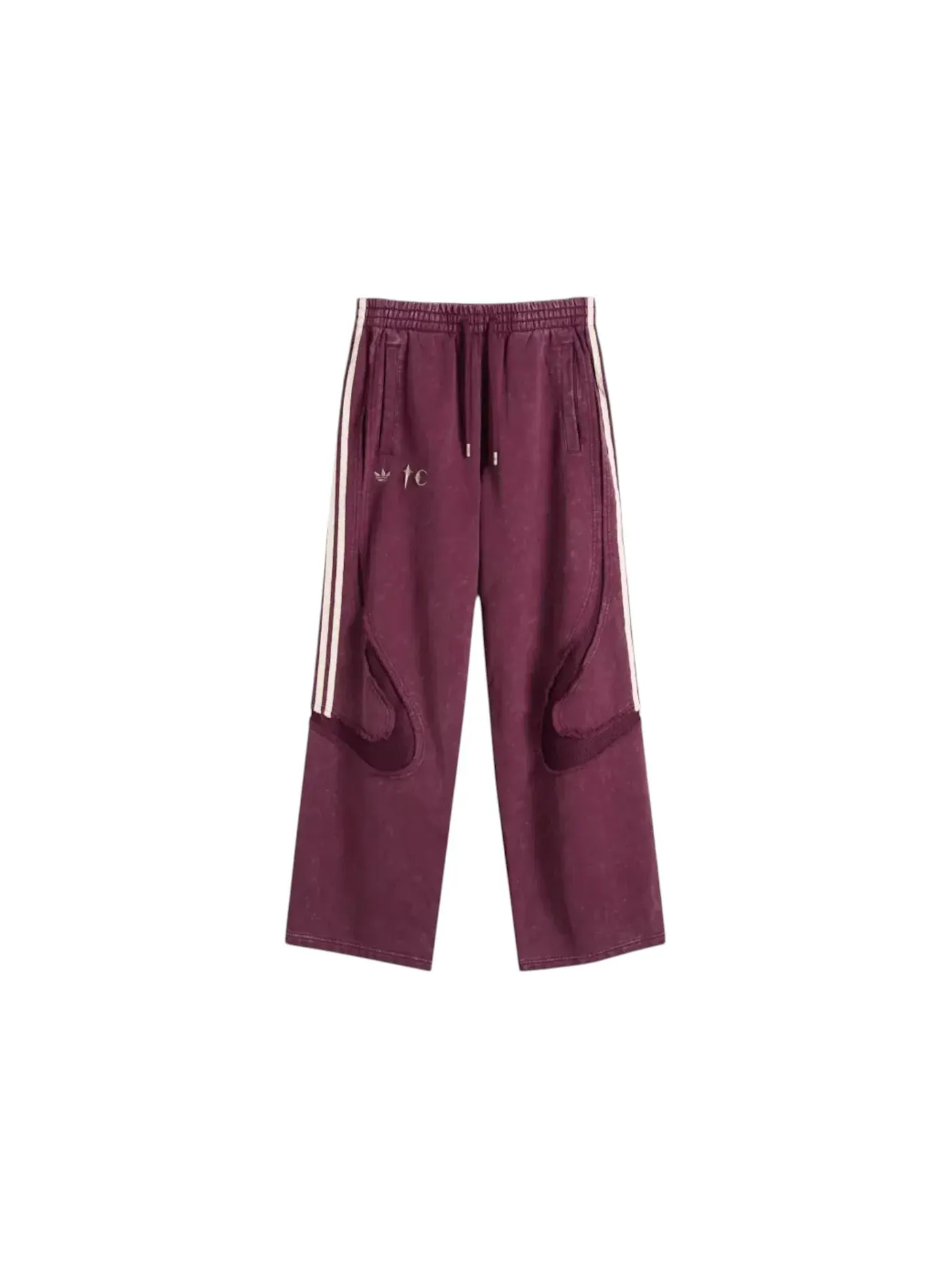 Мужские спортивные штаны с принтом Adidas x Thug Club Teamgeist Sweatpants (Asia Sizing) — изображение 1 из 2, коричневый