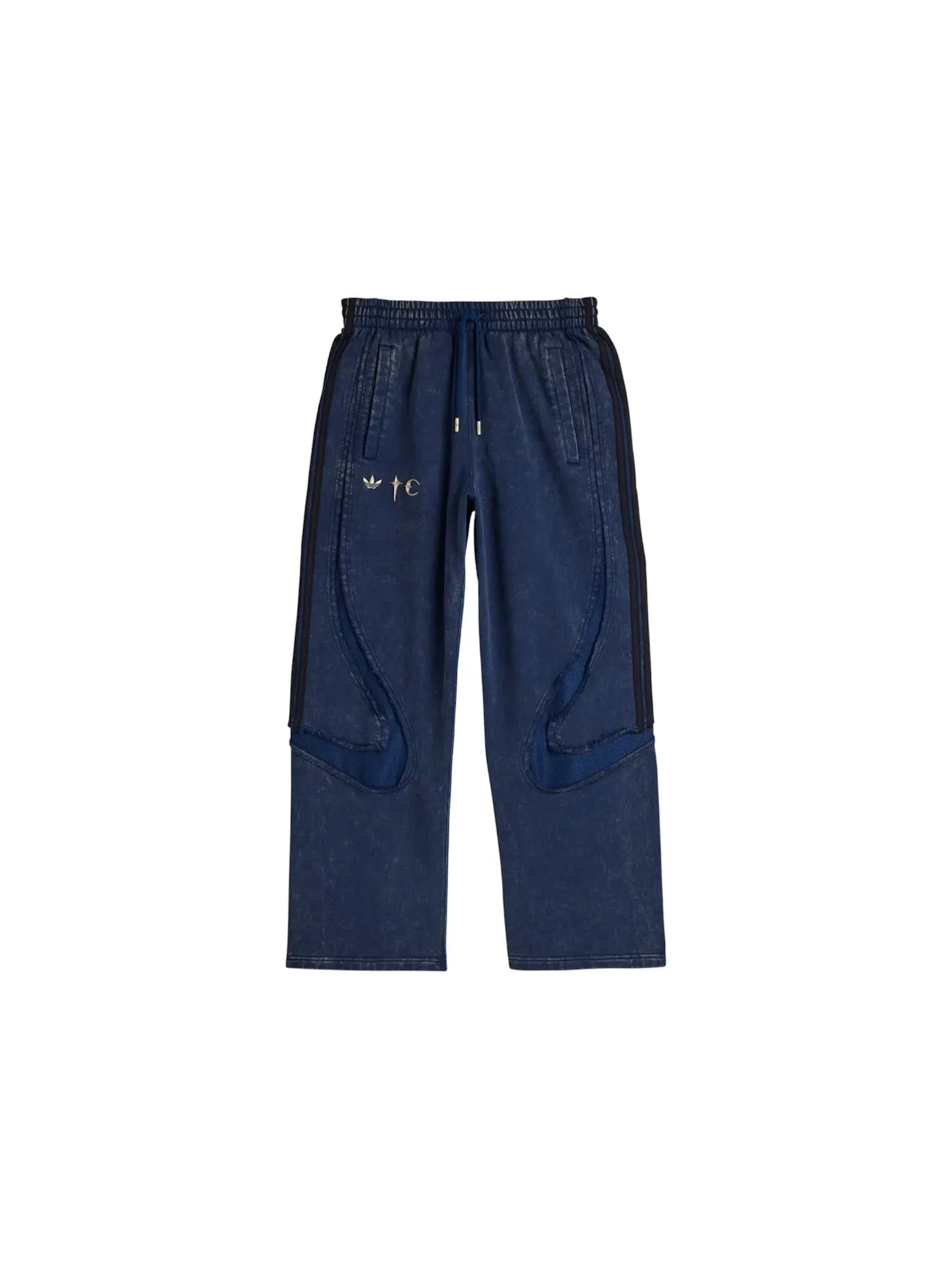 Мужские спортивные штаны с принтом Sweatpants Adidas — изображение 1 из 2, индиго