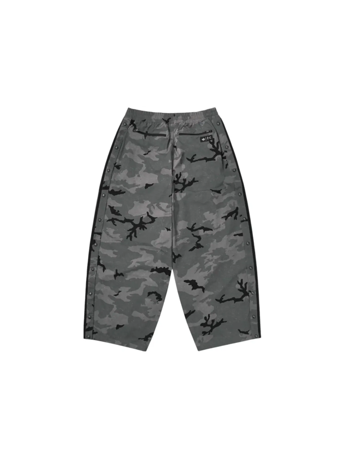 Мужские спортивные штаны с принтом Trackpants Adidas — изображение 2 из 2, черный/кремовый белый
