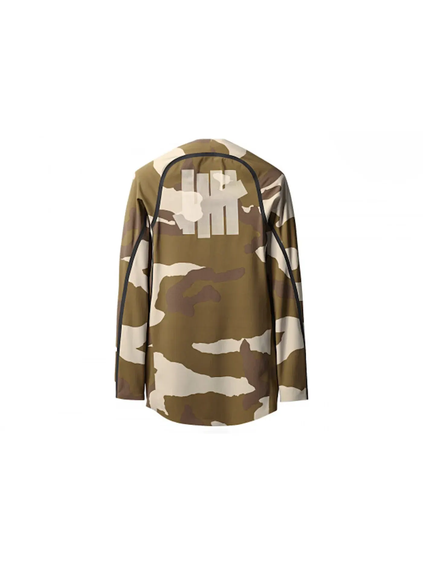 Мужская футболка с длинным рукавом Adidas x Undefeated Alphaskin 360 1/1 Tee — изображение 2 из 2, бежевый