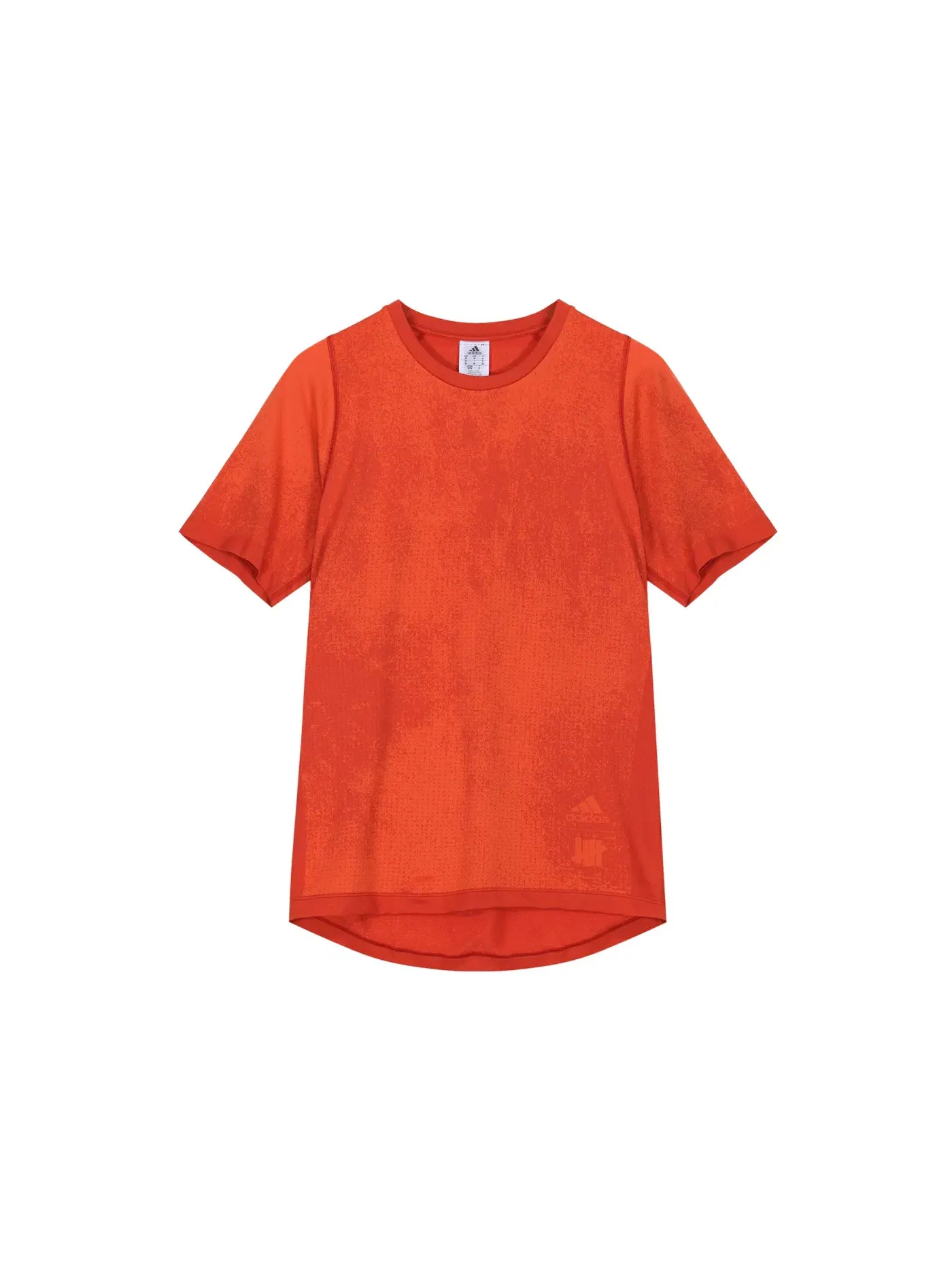 Мужская футболка с принтом Adidas x Undefeated Knit Tee — изображение 1 из 1, оранжевый