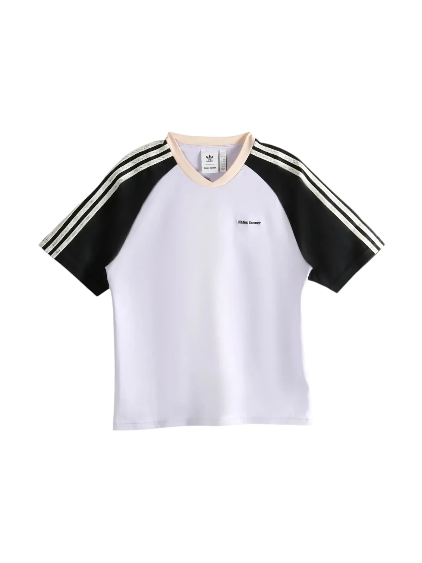 Футболка с принтом Adidas x Wales Bonner Cali T-shirts — изображение 1 из 1, фиолетовый/черный