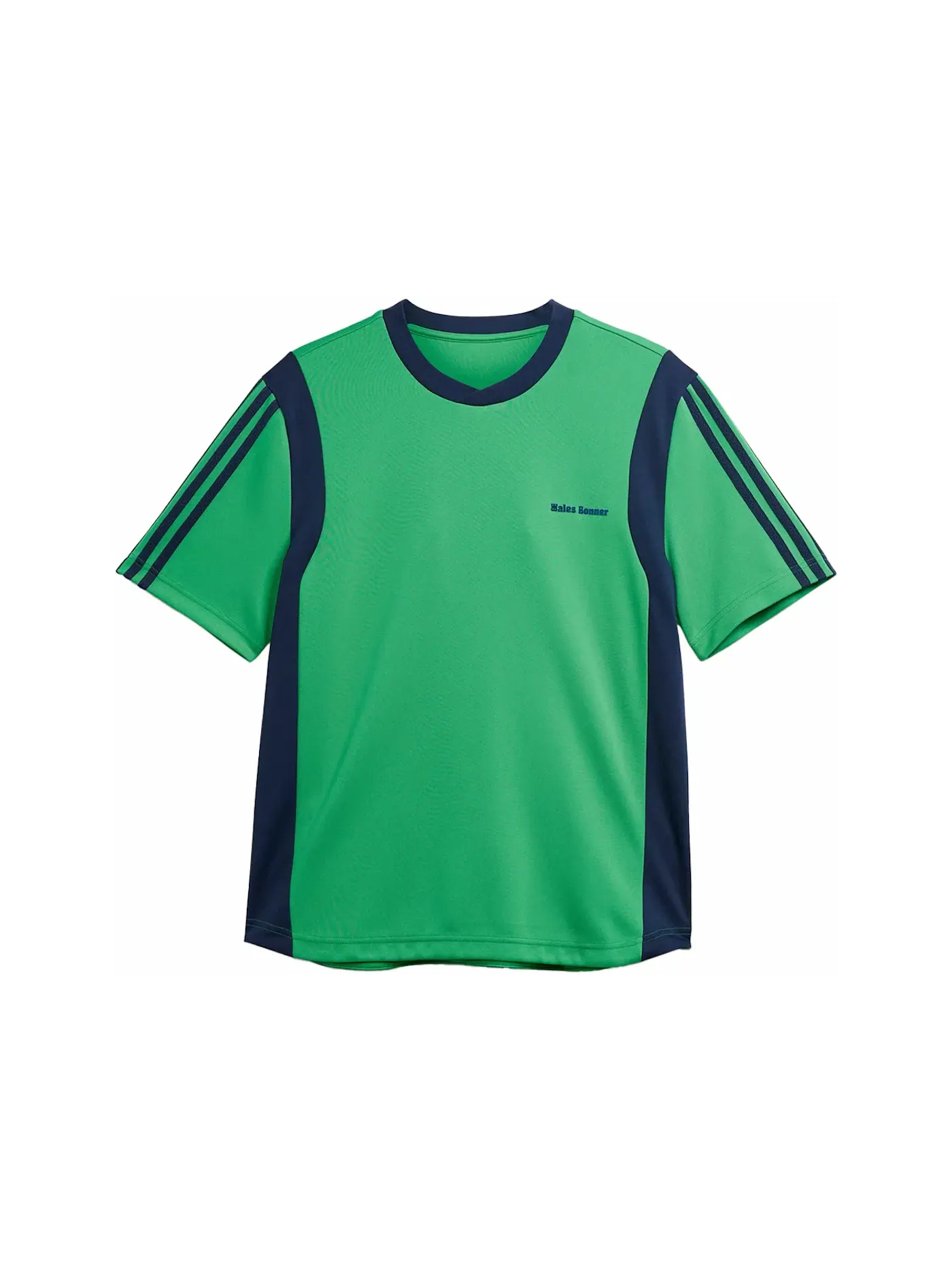 Мужская футболка с длинным рукавом Adidas x Wales Bonner Football Tee — изображение 1 из 2, зеленый