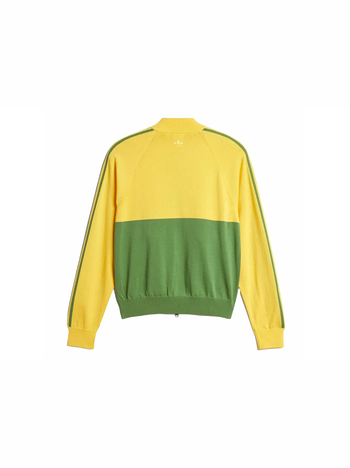 Унисекс топ с длинным рукавом Adidas x Wales Bonner Nylon Knit Track Top — изображение 2 из 2, золотистый/зеленый