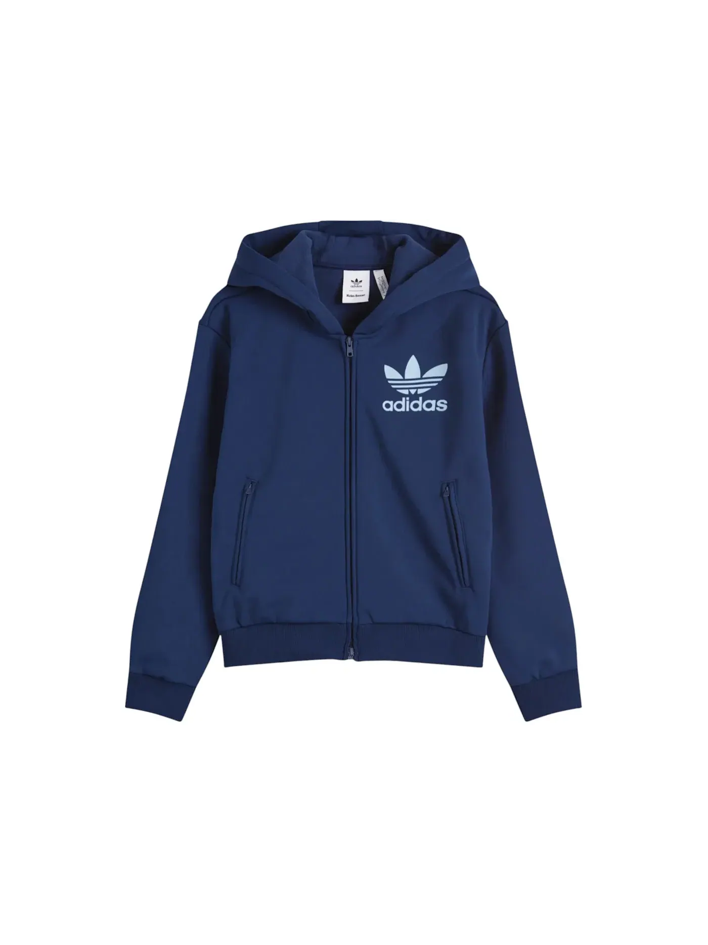 Мужская худи с длинным рукавом Adidas x Wales Bonner Track Hoodie — изображение 1 из 1, темно-синий
