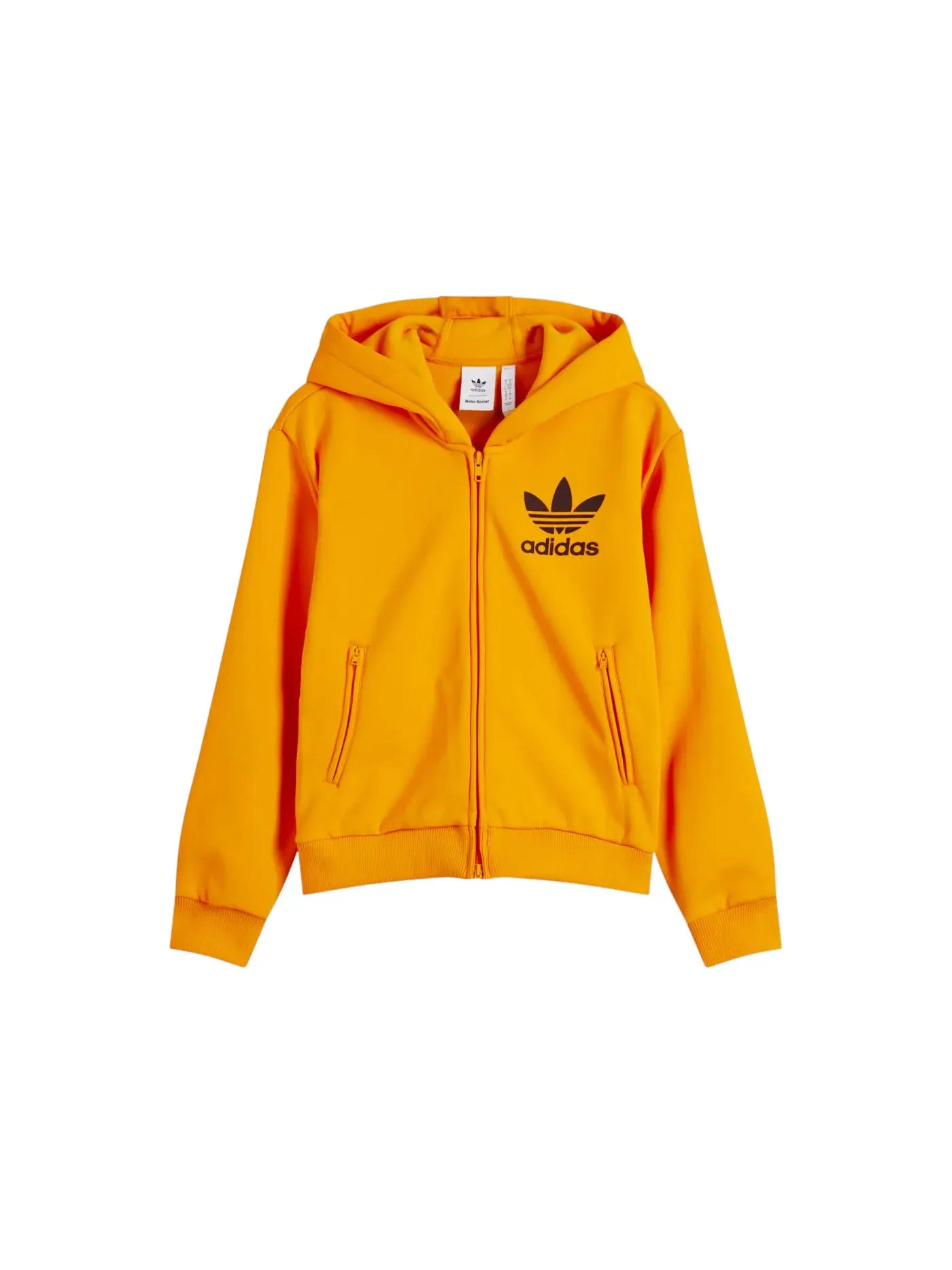 Мужская худи с длинным рукавом Adidas x Wales Bonner Track Hoodie — изображение 1 из 1, оранжевый