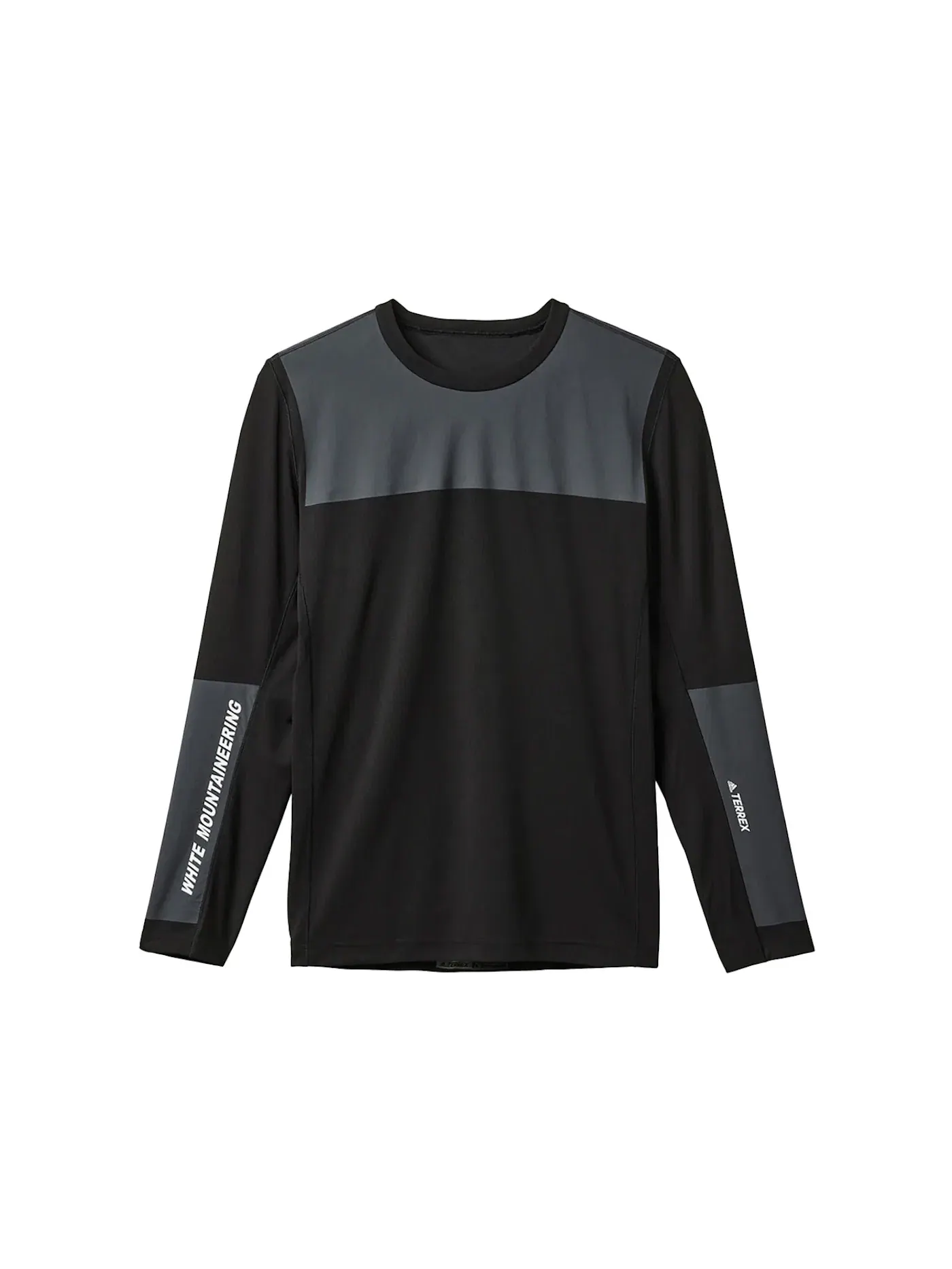 Мужская футболка с длинным рукавом Adidas x White Mountaineering Agravic Bonded Long Sleeve Tee — изображение 1 из 1, черный