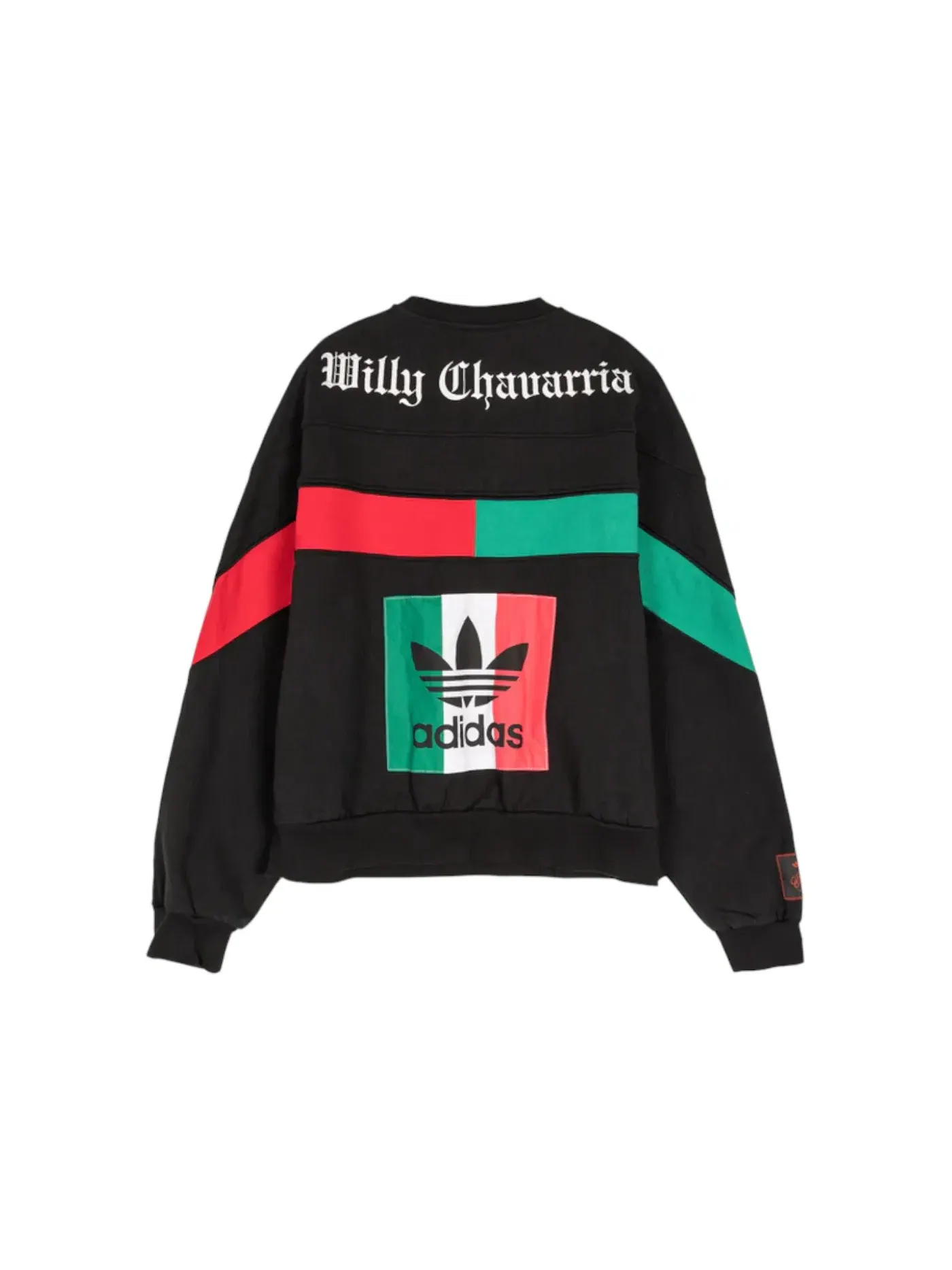 Мужской свитшот с принтом Chicano Adidas — изображение 2 из 2, черный
