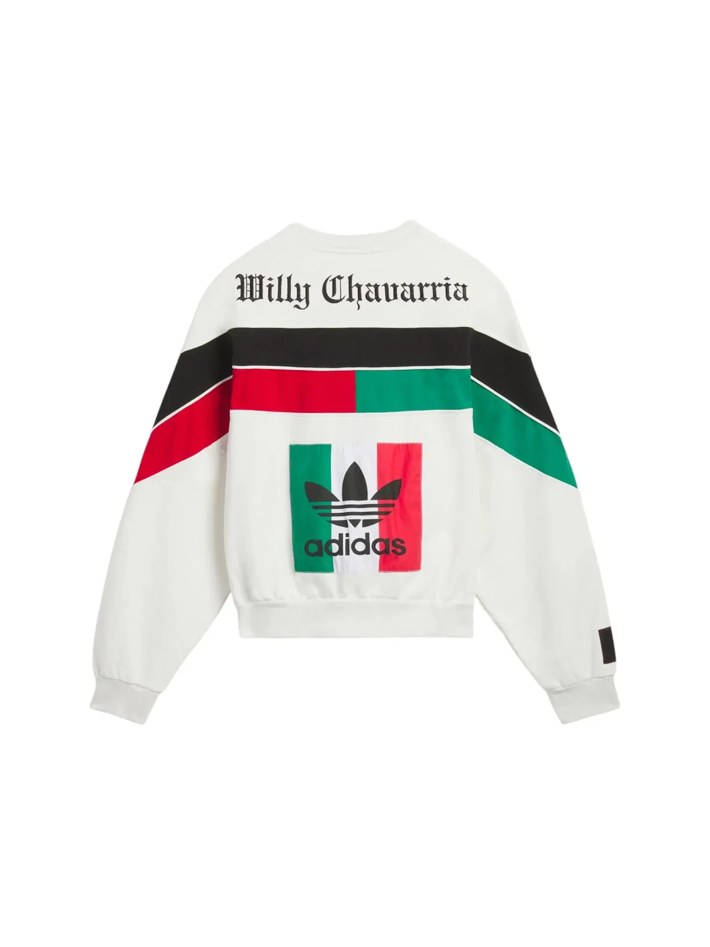 Мужской свитшот с принтом Chicano Adidas — изображение 2 из 2, белый