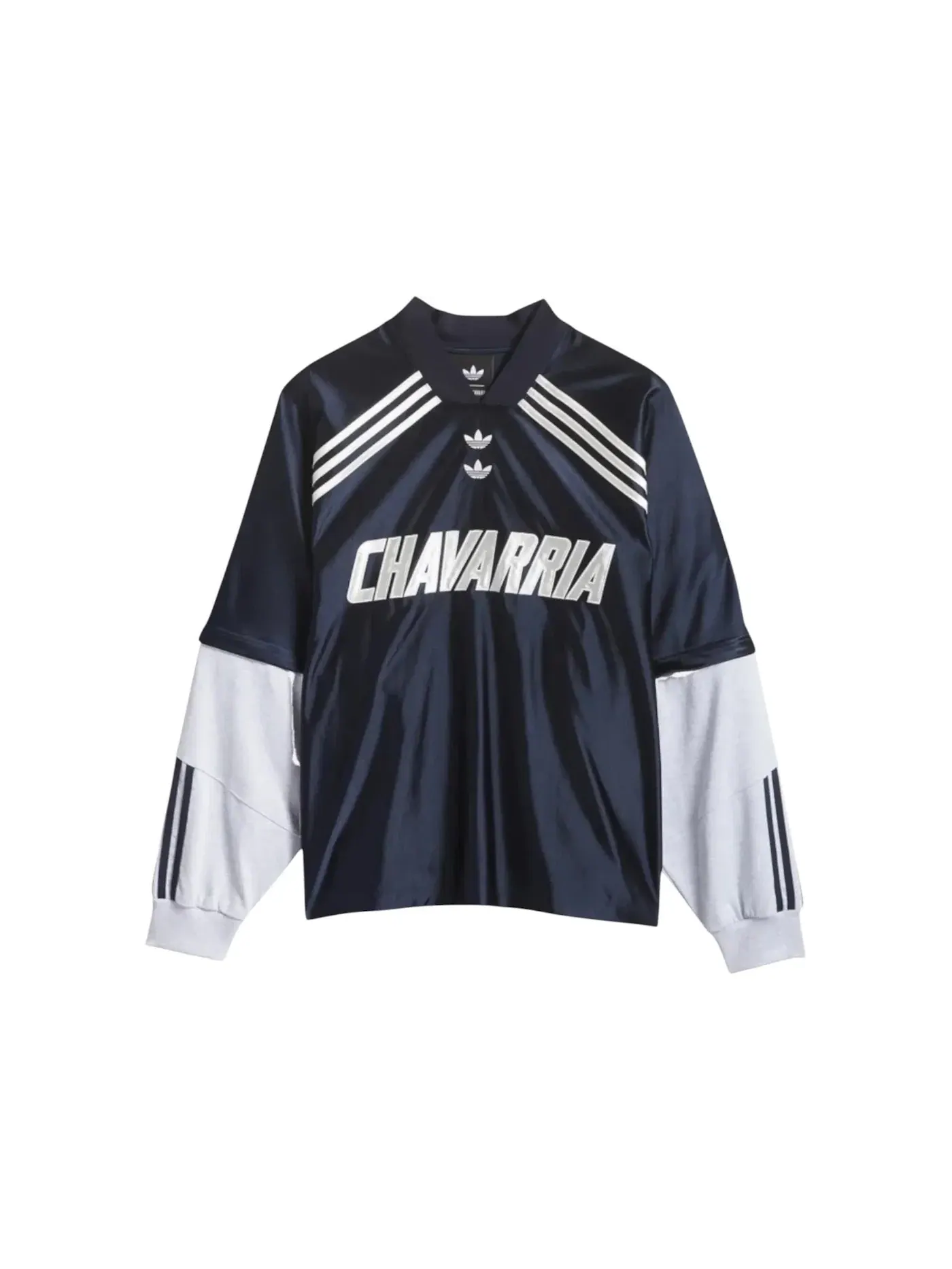 Мужская футболка с длинным рукавом с принтом L/S T-shirt Adidas — изображение 1 из 1, темно-синий