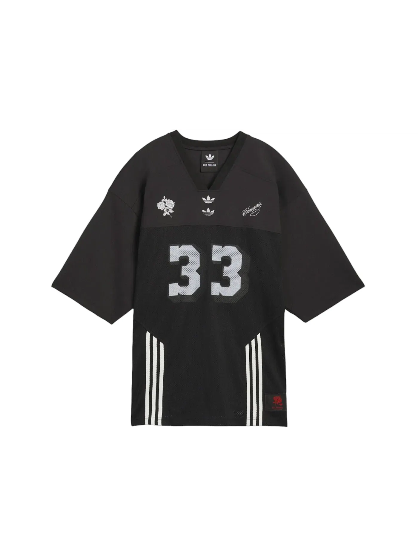 Мужская футбольная джерси Adidas x Willy Chavarria Football Jersey — изображение 1 из 2, черный