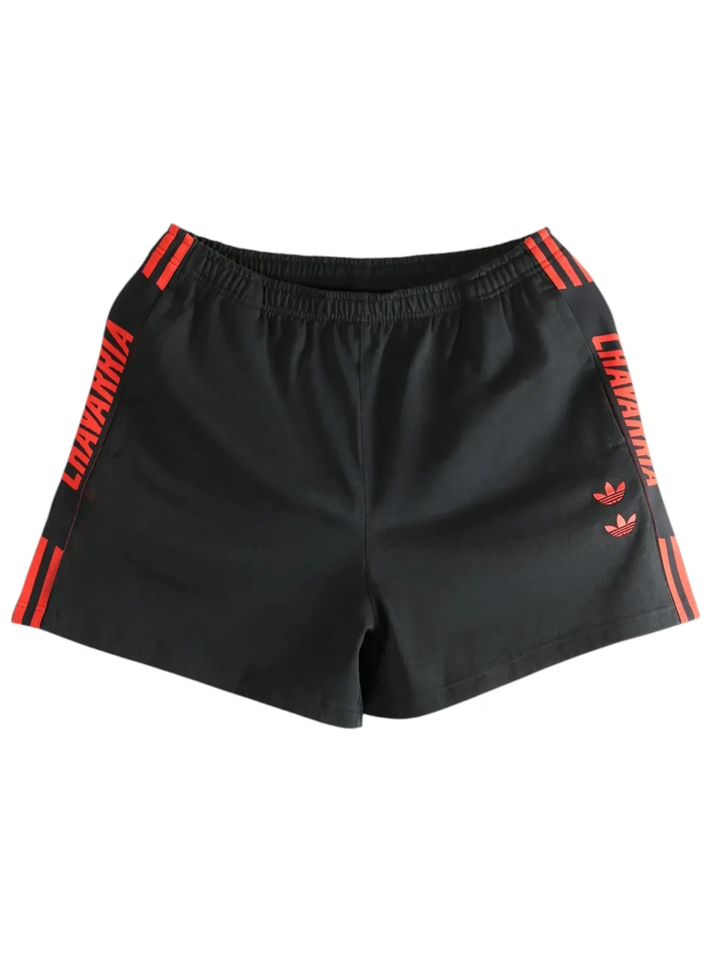 Шорты с принтом Adidas x Willy Chavarria Gym Short — изображение 1 из 1, черный/красный