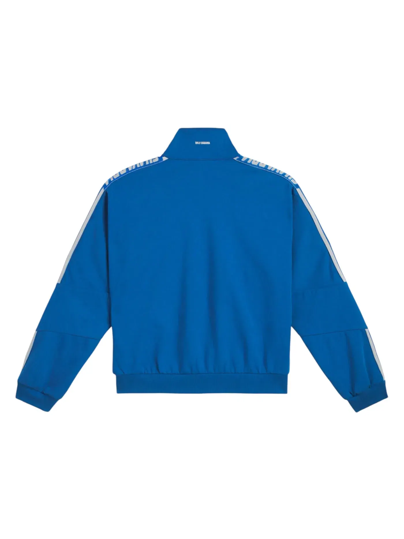 Мужская ветровка из трикотажа понте с принтом Adidas x Willy Chavarria Knit Track Jacket, Dark Marine — изображение 2 из 2