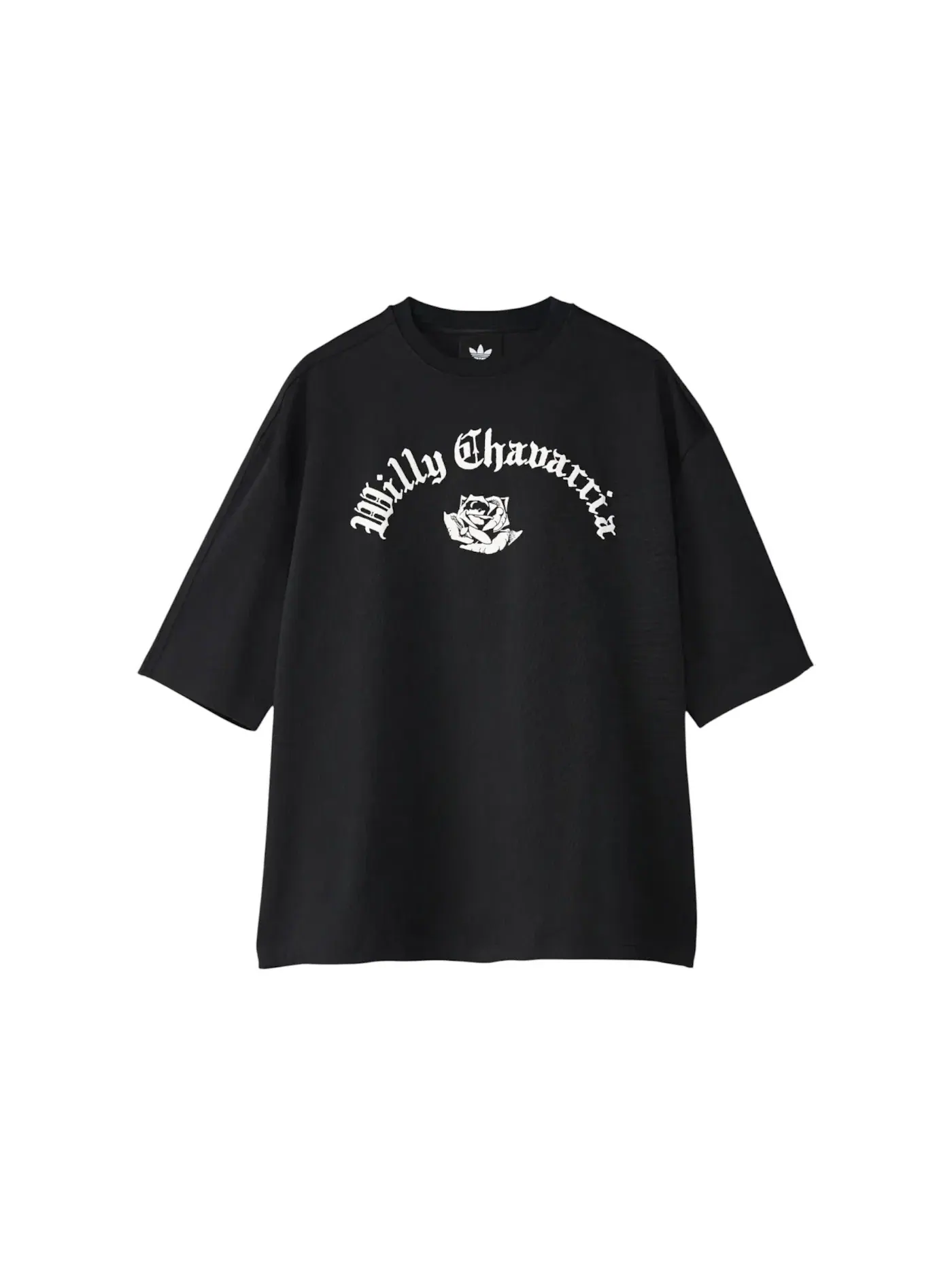 Мужская футболка с принтом Adidas x Willy Chavarria Logo SS T-shirt — изображение 1 из 1, черный