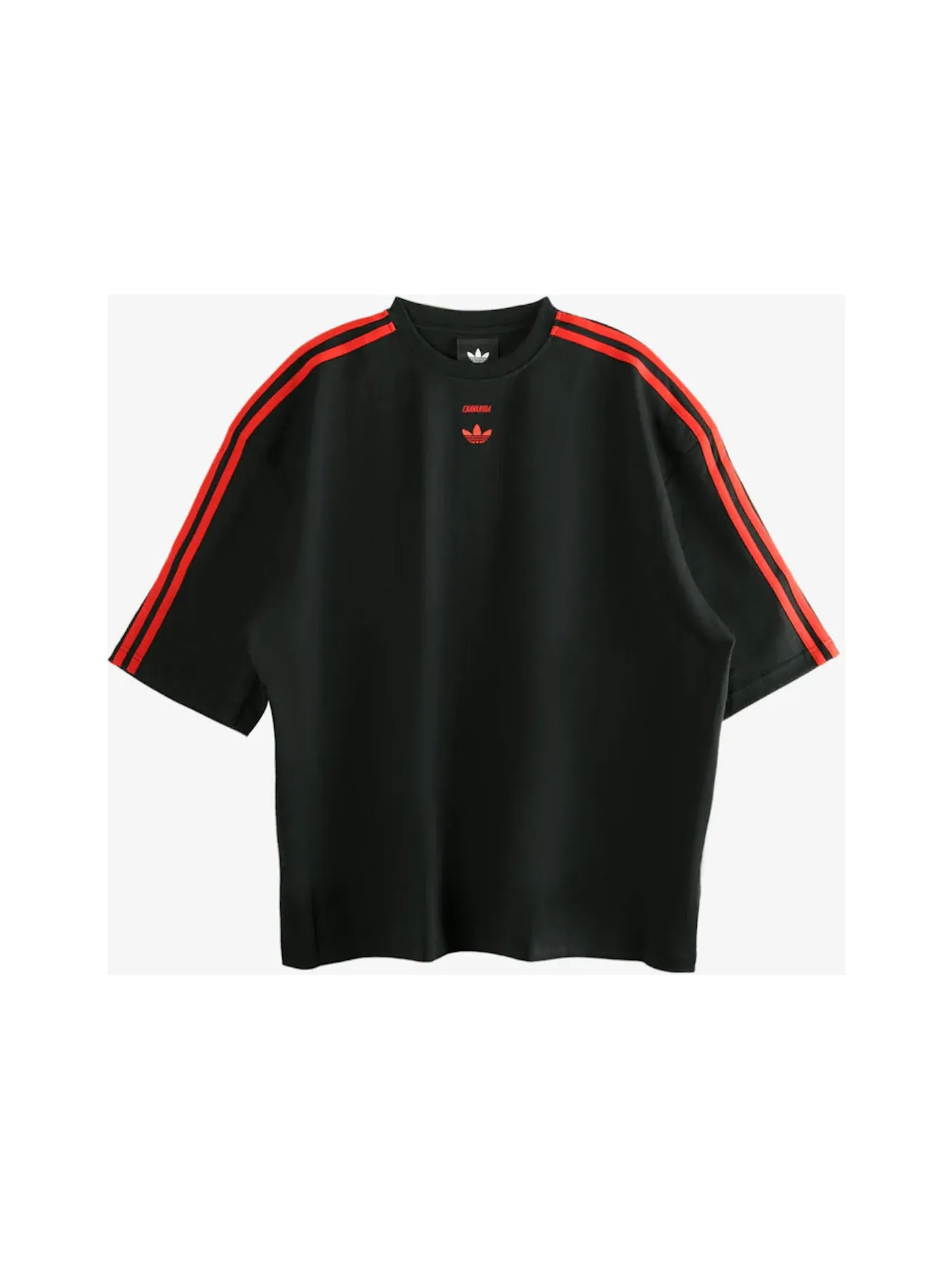 Унисекс футболка с принтом Adidas x Willy Chavarria March Ss Adidas — изображение 1 из 1, черный