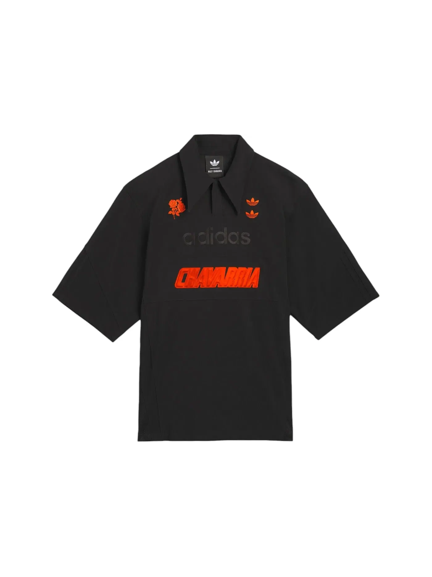 Мужское поло Adidas x Willy Chavarria Polo (Asia Sizing) — изображение 1 из 2, черный