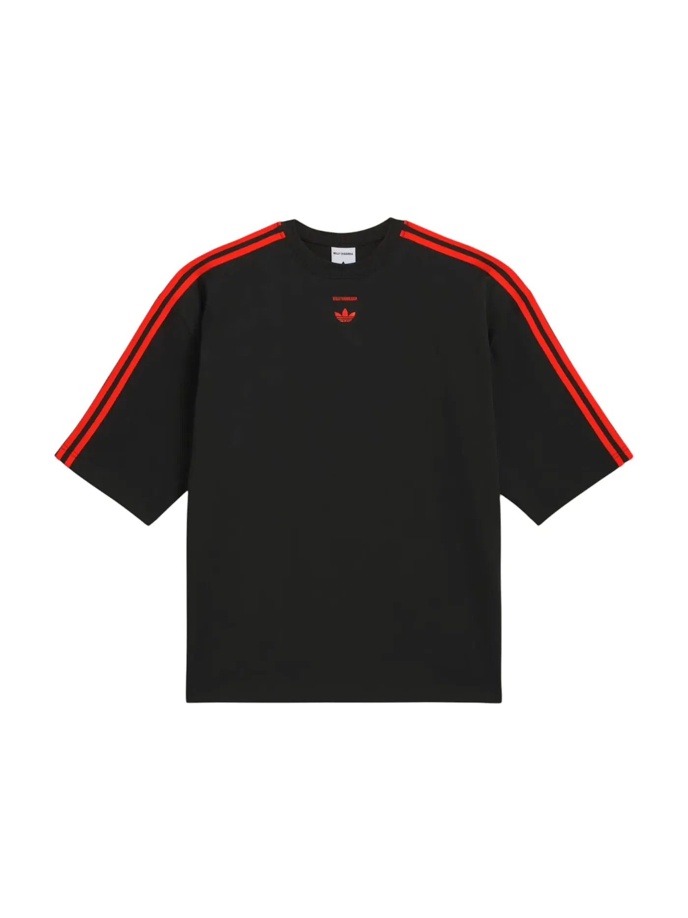 Мужская футболка с принтом Adidas x Willy Chavarria Signature Tee — изображение 2 из 2, черный