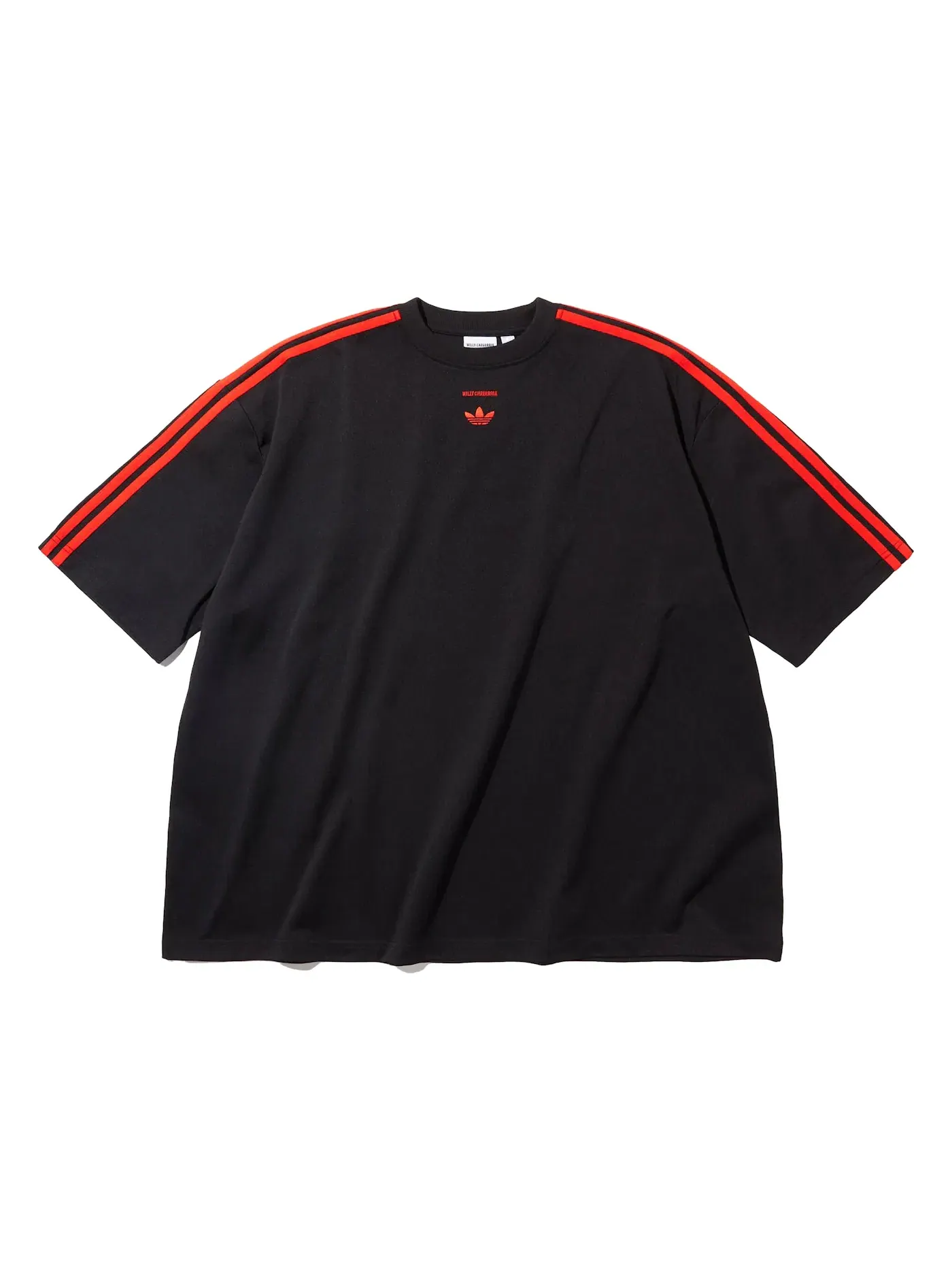Мужская футболка с коротким рукавом Adidas x Willy Chavarria Tee — изображение 1 из 2, черный/красный