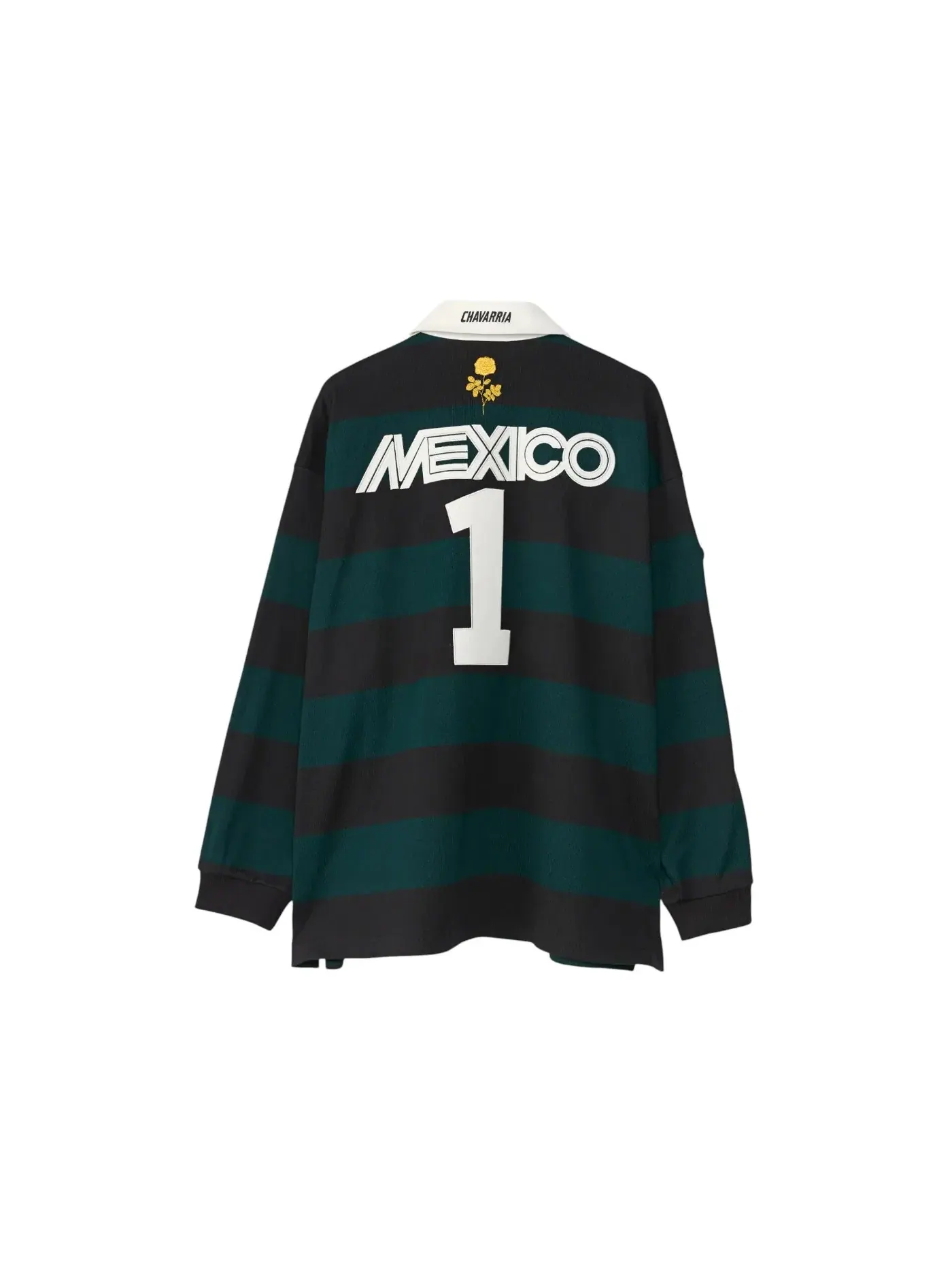 Мужская футболка с длинным рукавом Adidas x Willy Chavarria WC Portero Rugby Longsleeve — изображение 2 из 2, черный