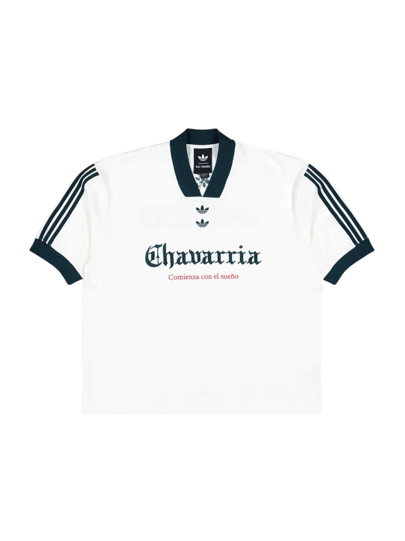 Мужская футболка с принтом Willy Chavarria WC Soccer Graphic Tee Adidas — изображение 1 из 2, белый
