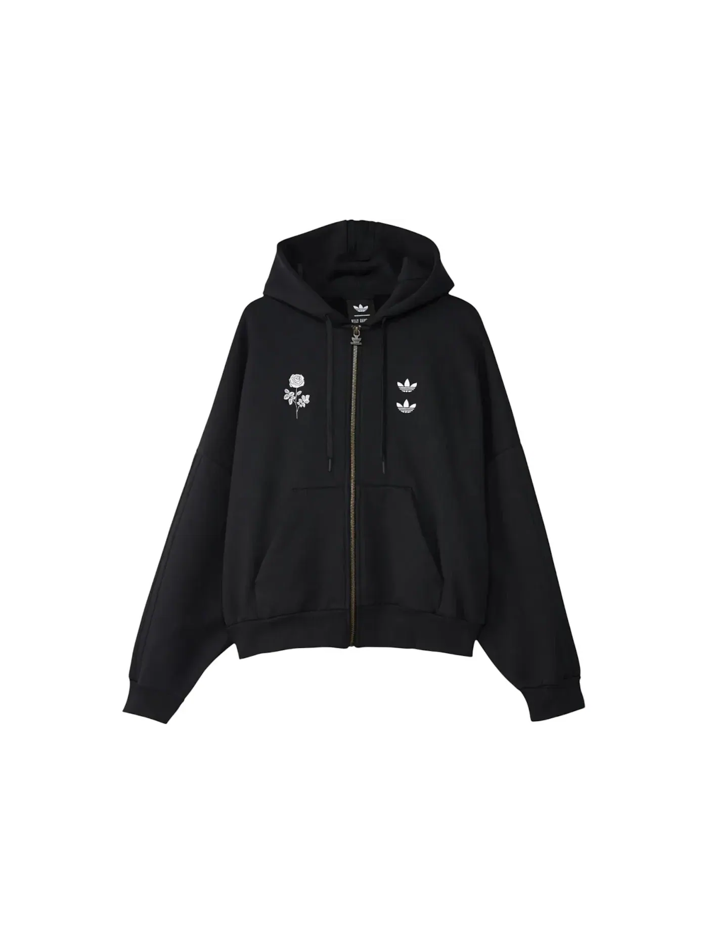 Мужская худи с молнией Adidas x Willy Chavarria Hoodie — изображение 1 из 1, черный