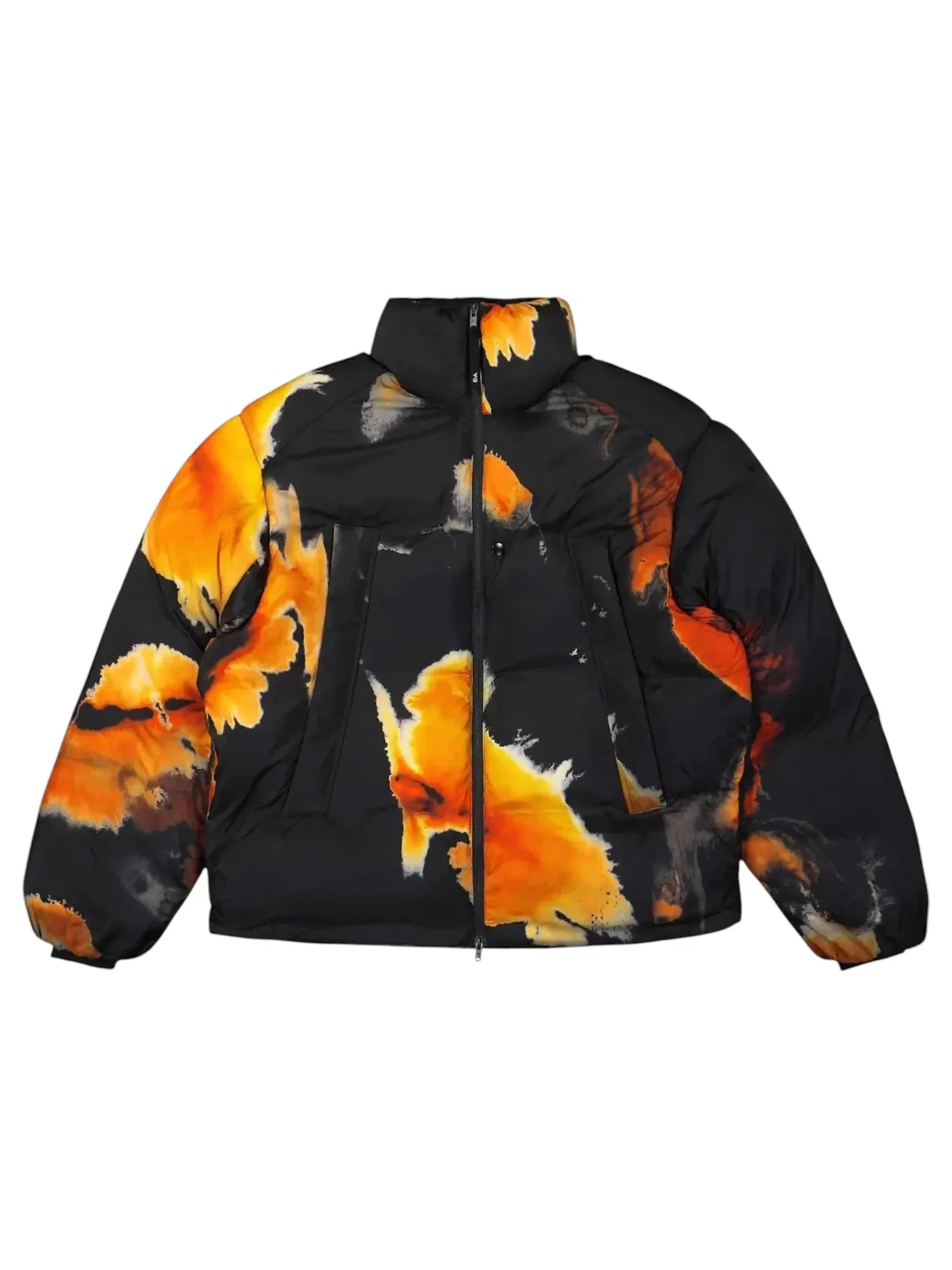 Мужская пуховая куртка с принтом Adidas x Y-3 KA2364 AOP Puff Jacket — изображение 1 из 1, черный