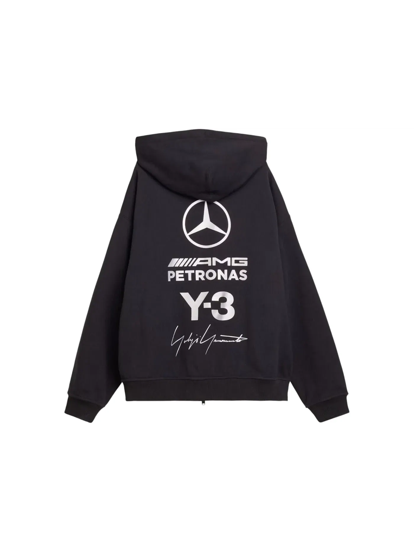 Мужская худи с молнией Adidas x Y-3 Mercedes Amg Petronas Formula 1 Team Zip Hoodie — изображение 2 из 2, черный