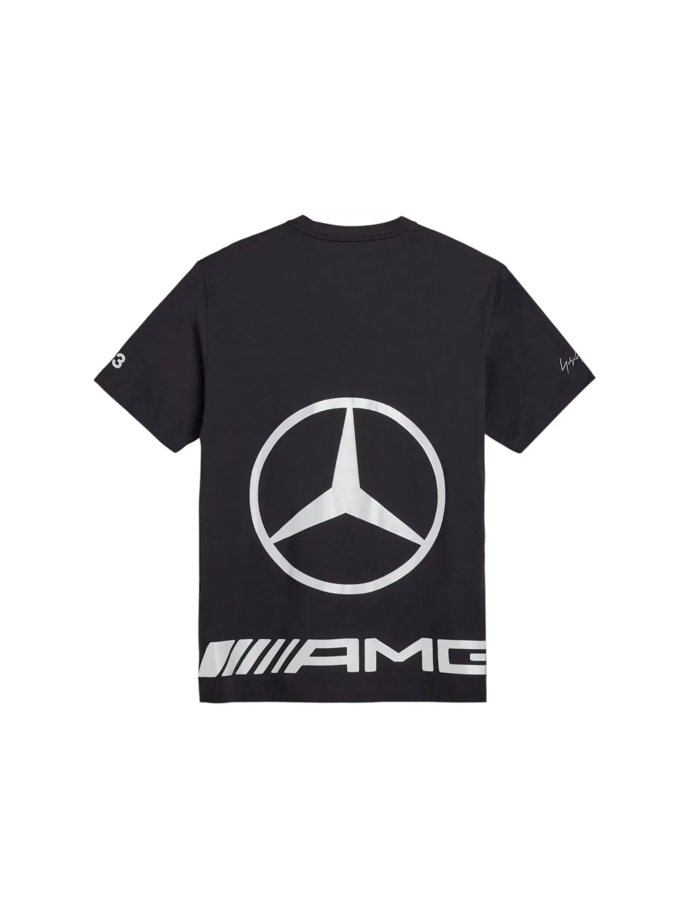 Мужская футболка с коротким рукавом с принтом Adidas x Y-3 Mercedes Amg Petronas Formula 1 Team Star Logo Tee, черный