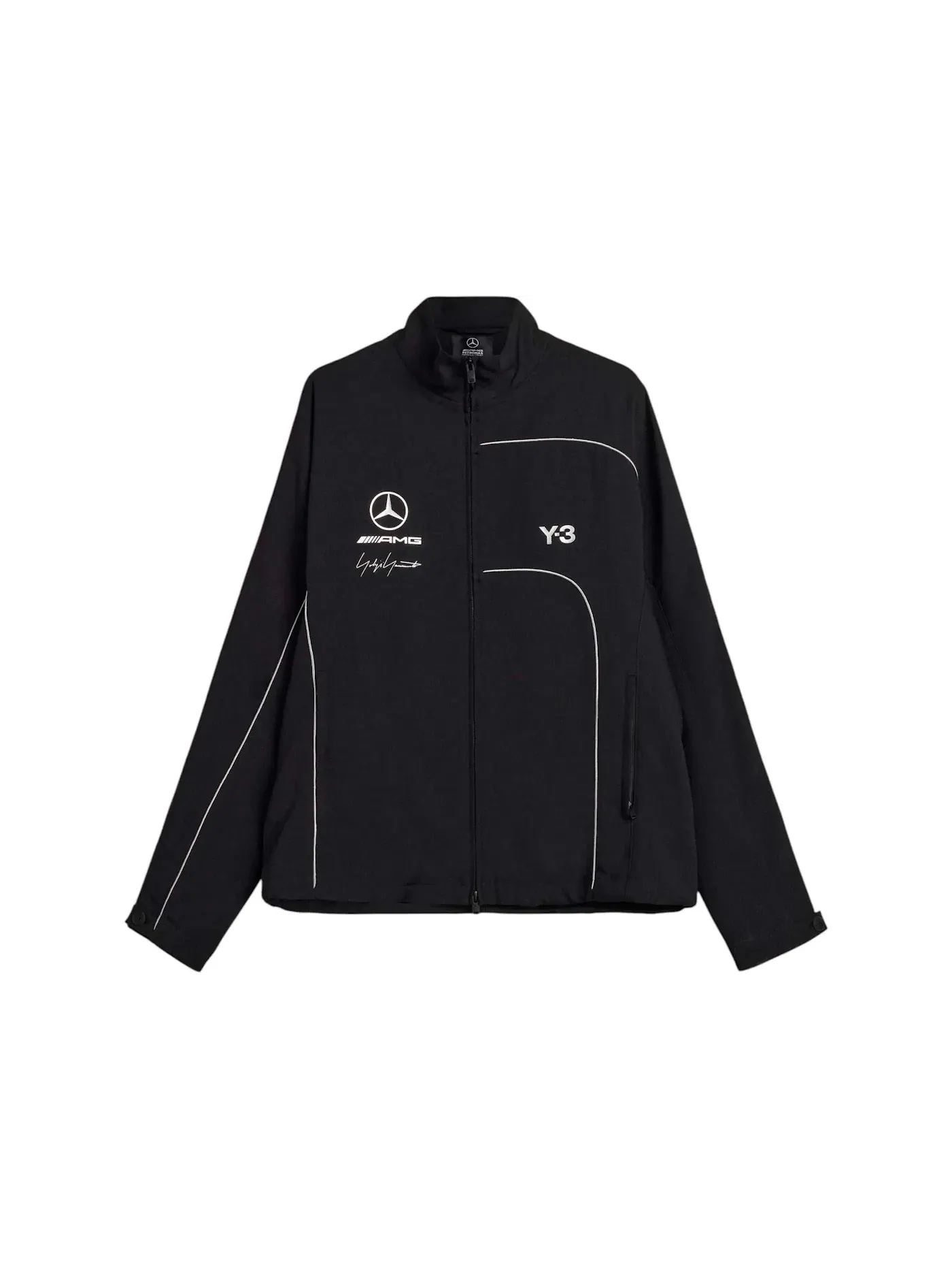 Мужская куртка Y-3 Mercedes Team Track Jacket Adidas — изображение 1 из 2, черный