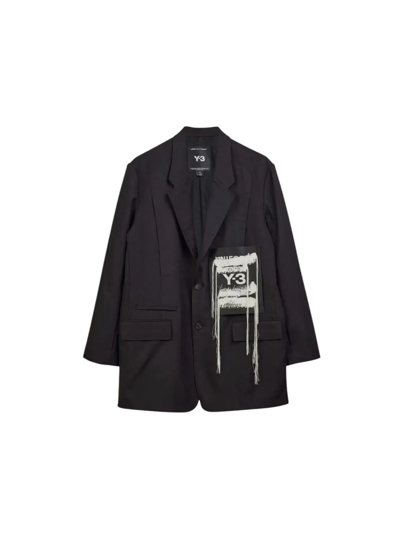 Мужской блейзер с патчами Y-3 Sport Uniform Patch Blazer Adidas — изображение 1 из 1, черный