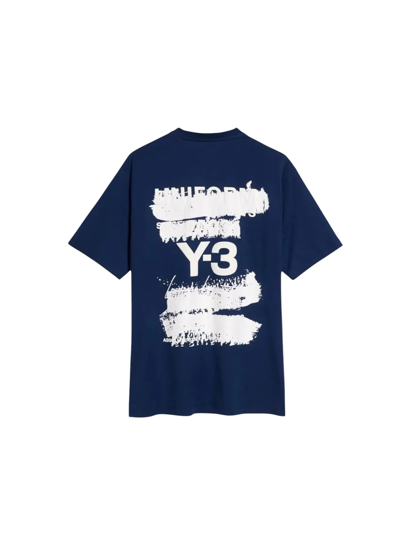 Мужская футболка с принтом Y-3 U GFX Adidas — изображение 1 из 2, синий