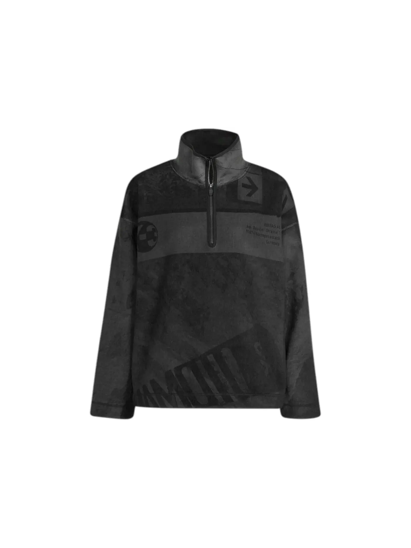 Женский свитшот с длинным рукавом Adidas x Y-3 — изображение 1 из 1, черный