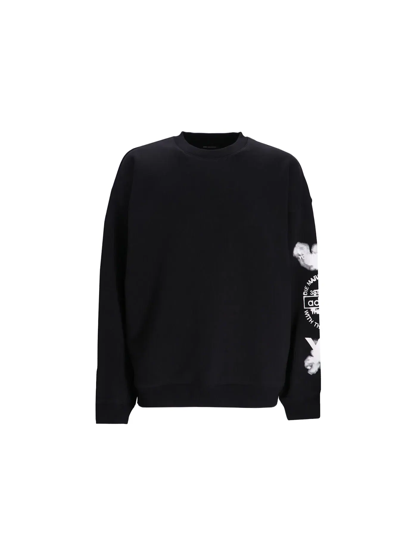 Мужская футболка с длинным рукавом Adidas x Y3 GFX Crew L/S T-shirt — изображение 1 из 1, черный