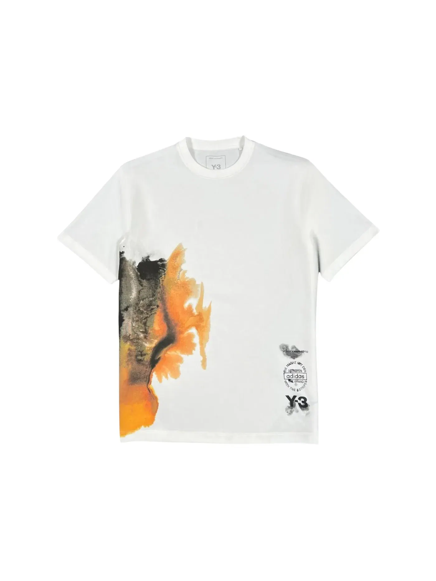 Мужская футболка с принтом Adidas x Y3 GFX S/S T-shirt — изображение 1 из 1, белый