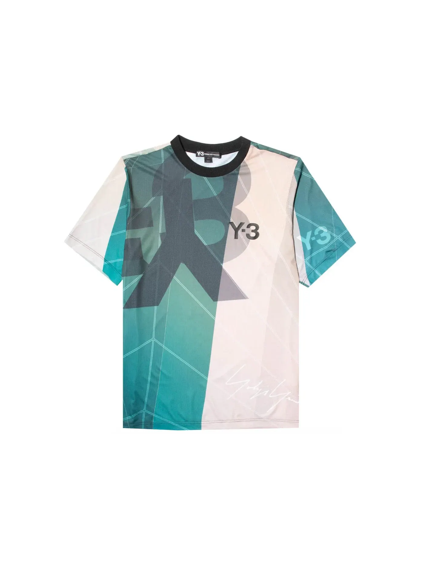 Мужская футболка с принтом AOP Football Shirt Adidas — изображение 1 из 1, бежевый