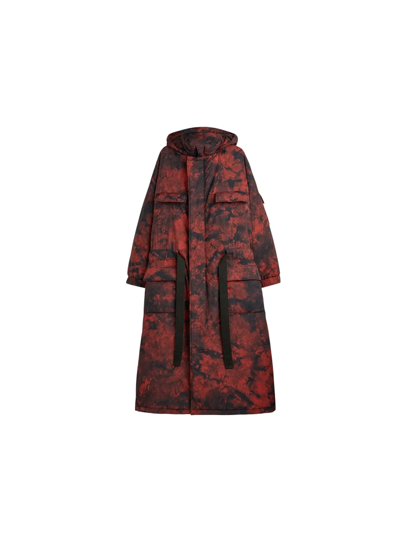 Мужская куртка-парка с принтом Y-3 Aop Padded Hooded Parka Adidas — изображение 1 из 1, мульти