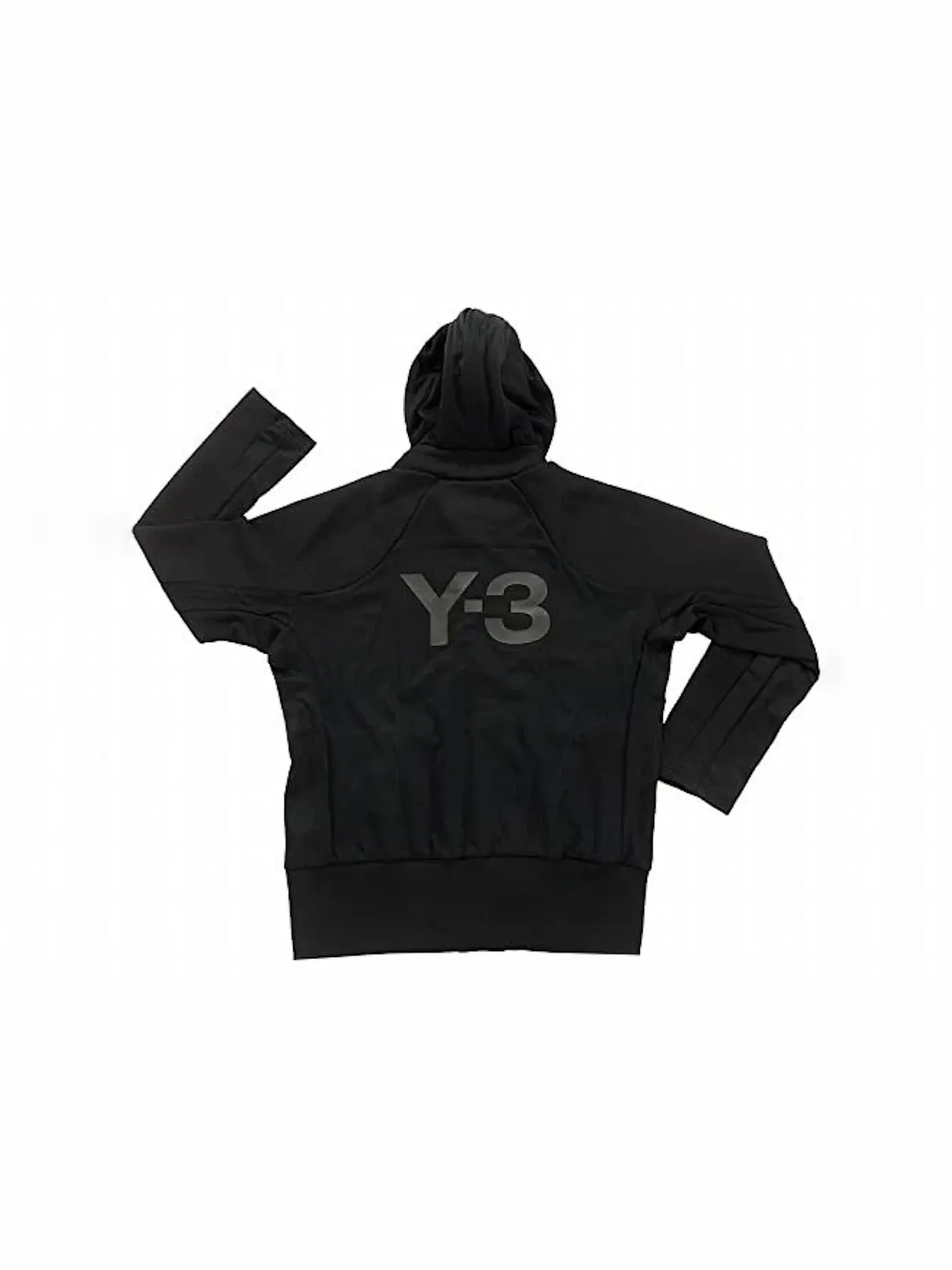 Мужская худи с молнией Y-3 Core Track Zip Hoodie Adidas — изображение 1 из 2, черный