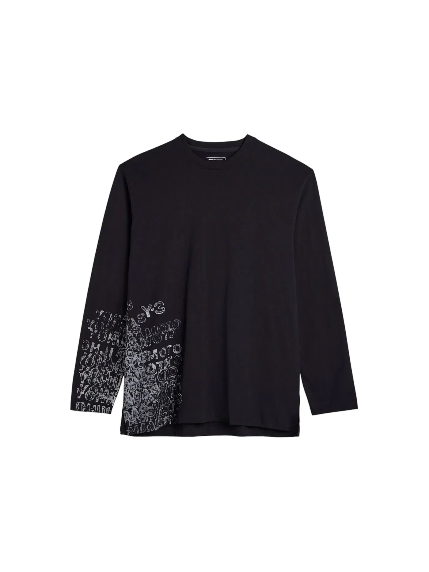 Футболка с длинным рукавом Y-3 GFX Long Sleeve Tee Adidas — изображение 1 из 1, черный
