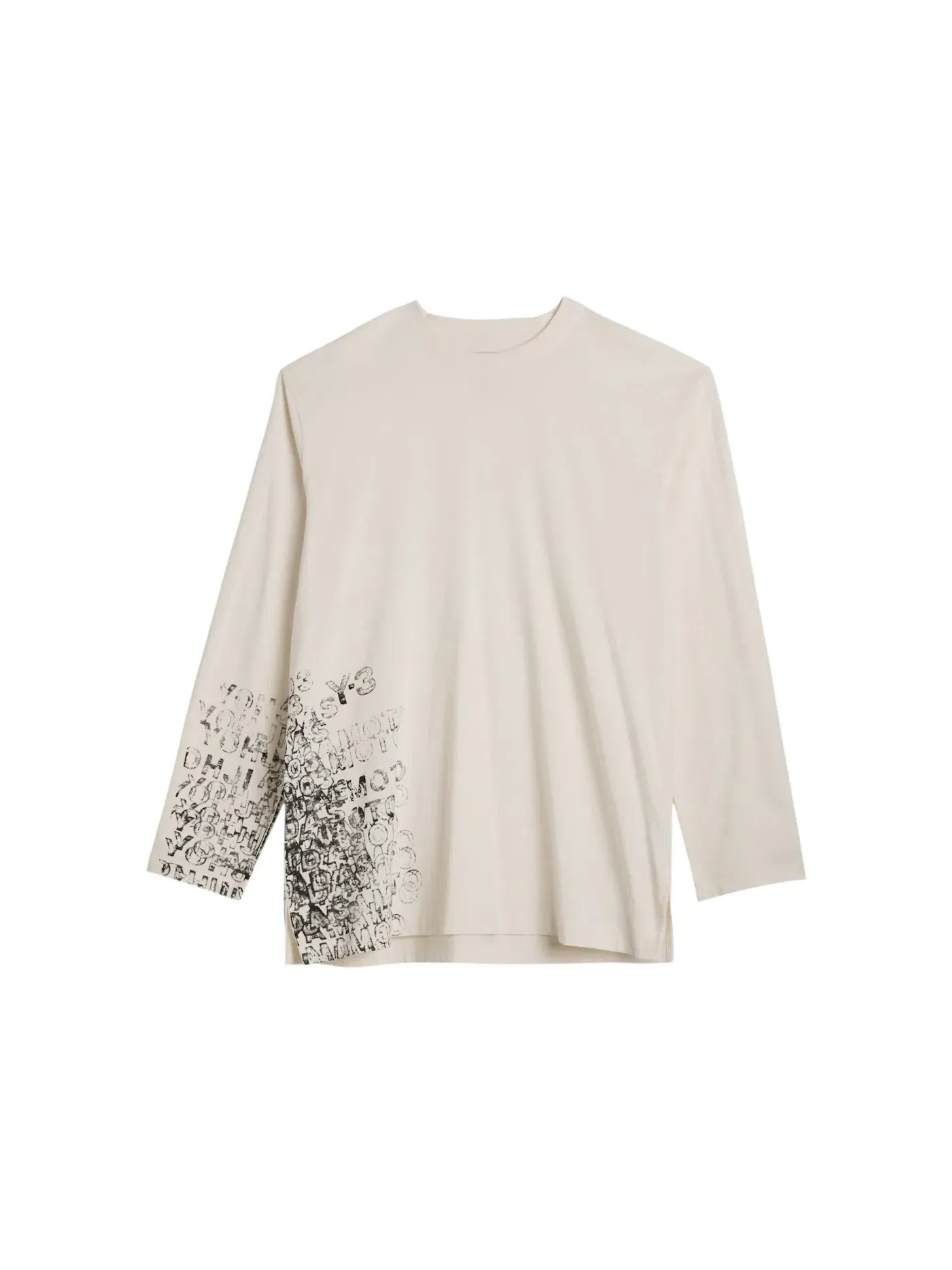 Футболка с длинным рукавом Y-3 GFX Long Sleeve Tee Adidas — изображение 1 из 1, белый