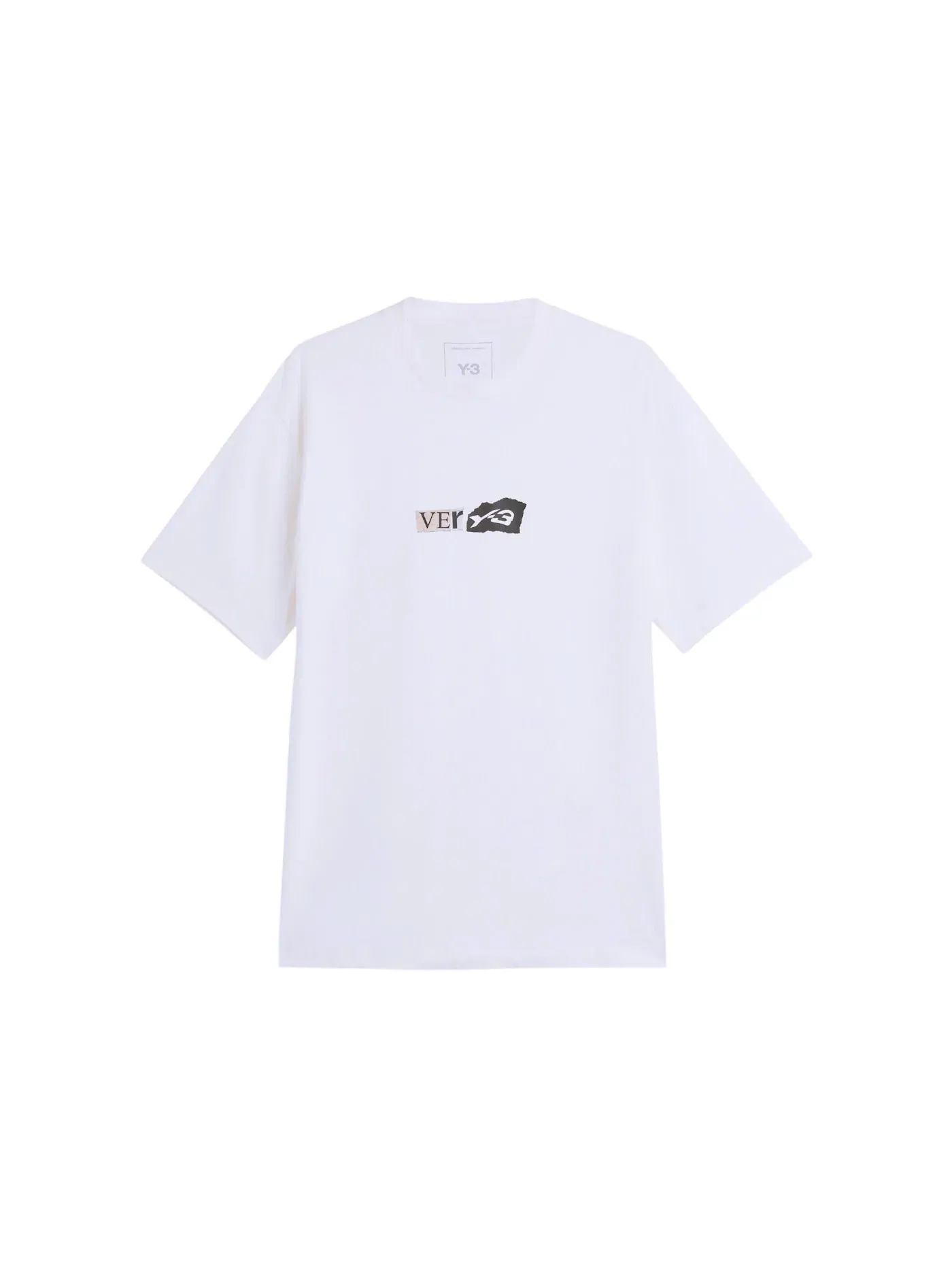 Женская футболка с коротким рукавом Y-3 GFX Short Sleeve Tee Adidas — изображение 1 из 1, белый